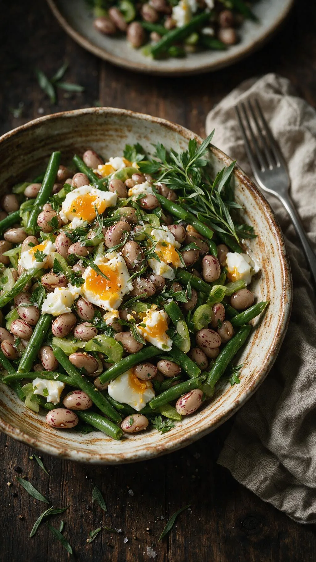 Bohnensalat mit Sellerie & Estragon