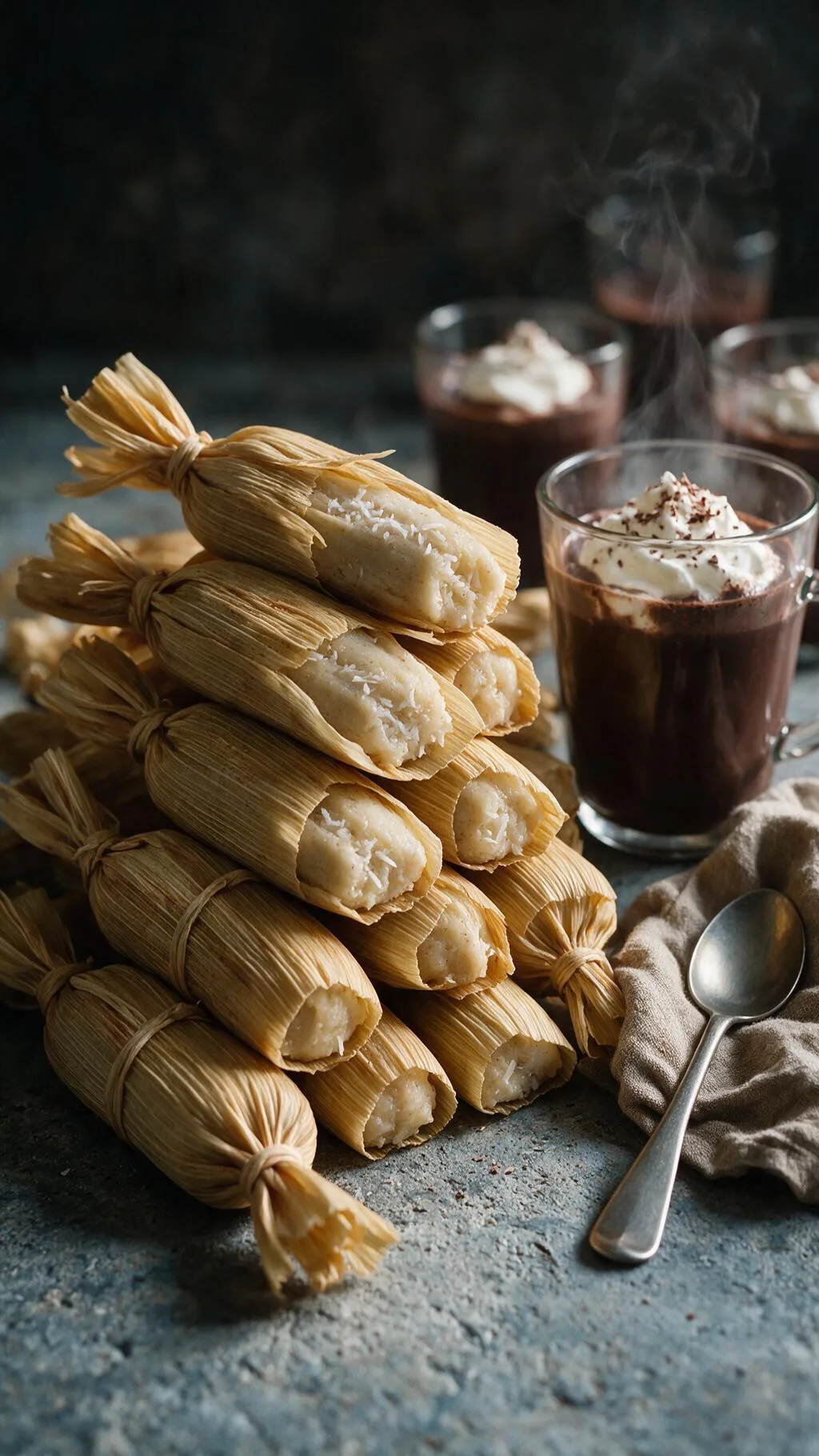 Kokos-Vanille-Tamales