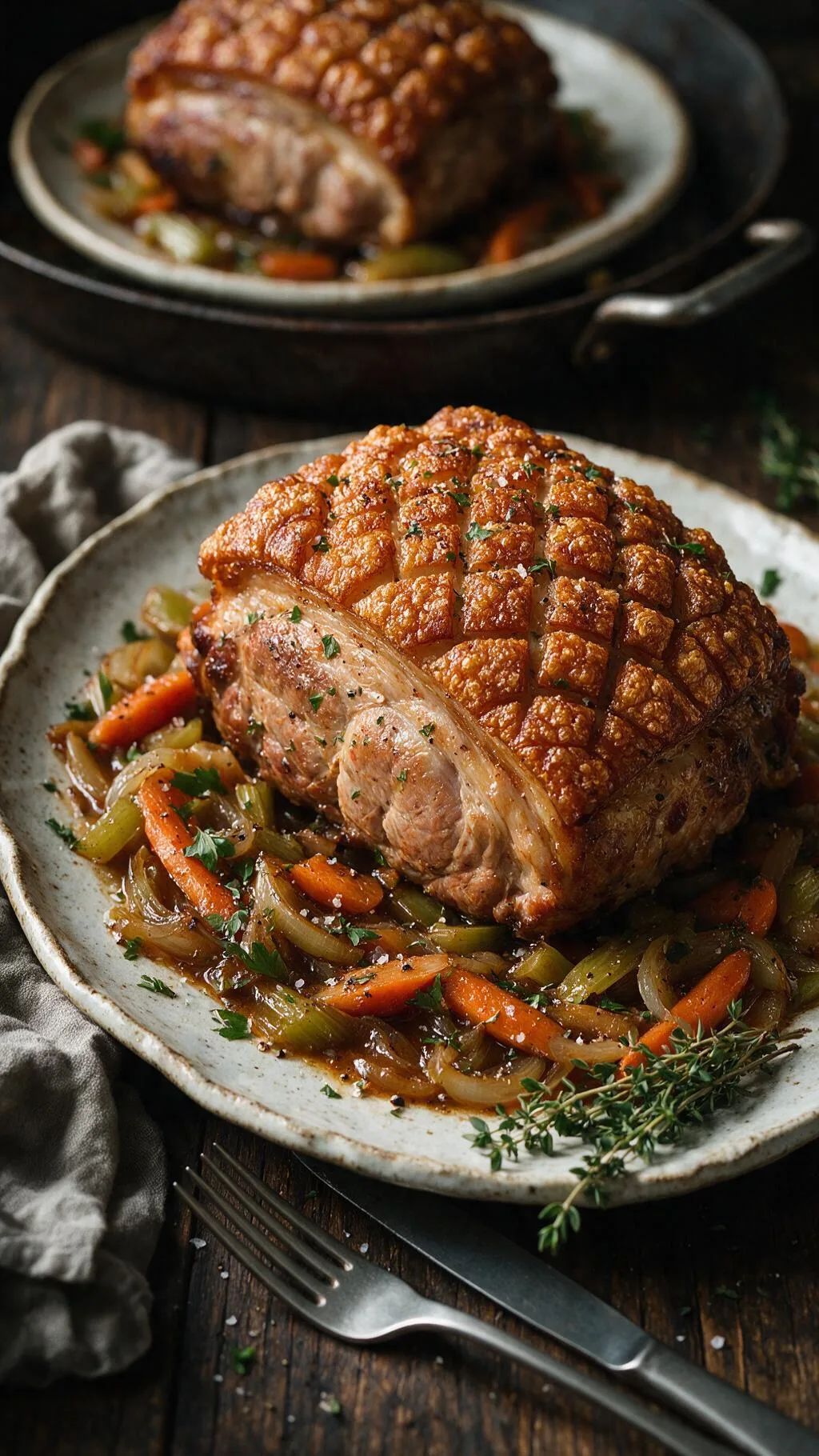 Schweinebraten mit Knusterschwarte