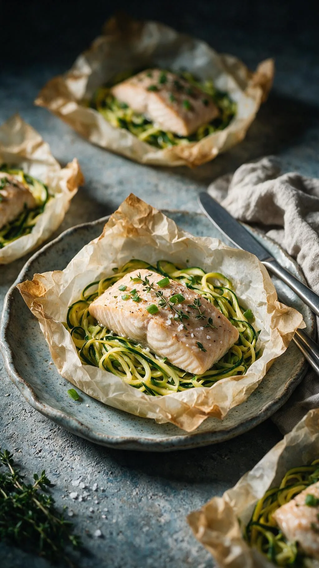 Lachs im Aromapäckchen