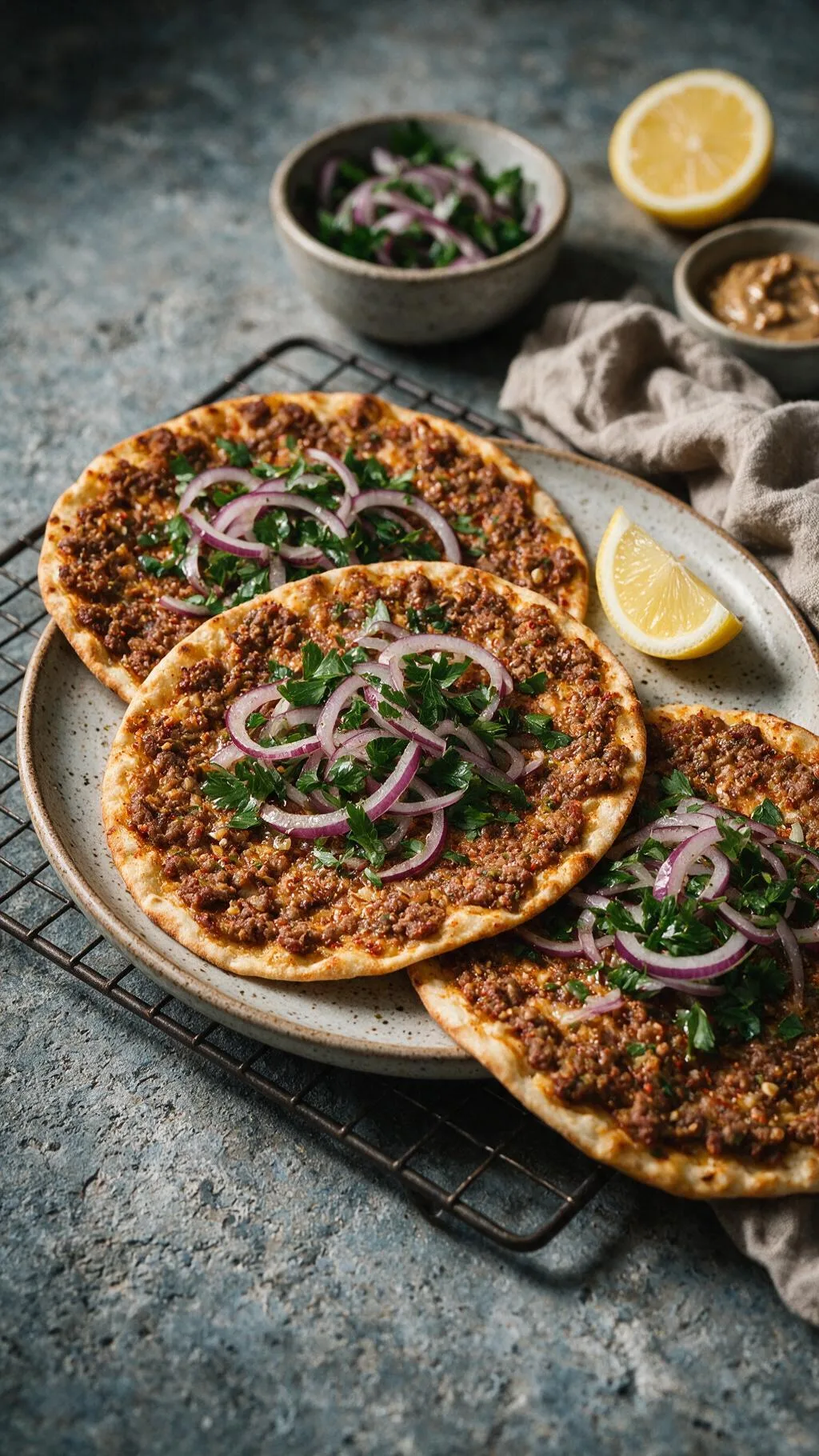 Lahmacun mit Lammhack