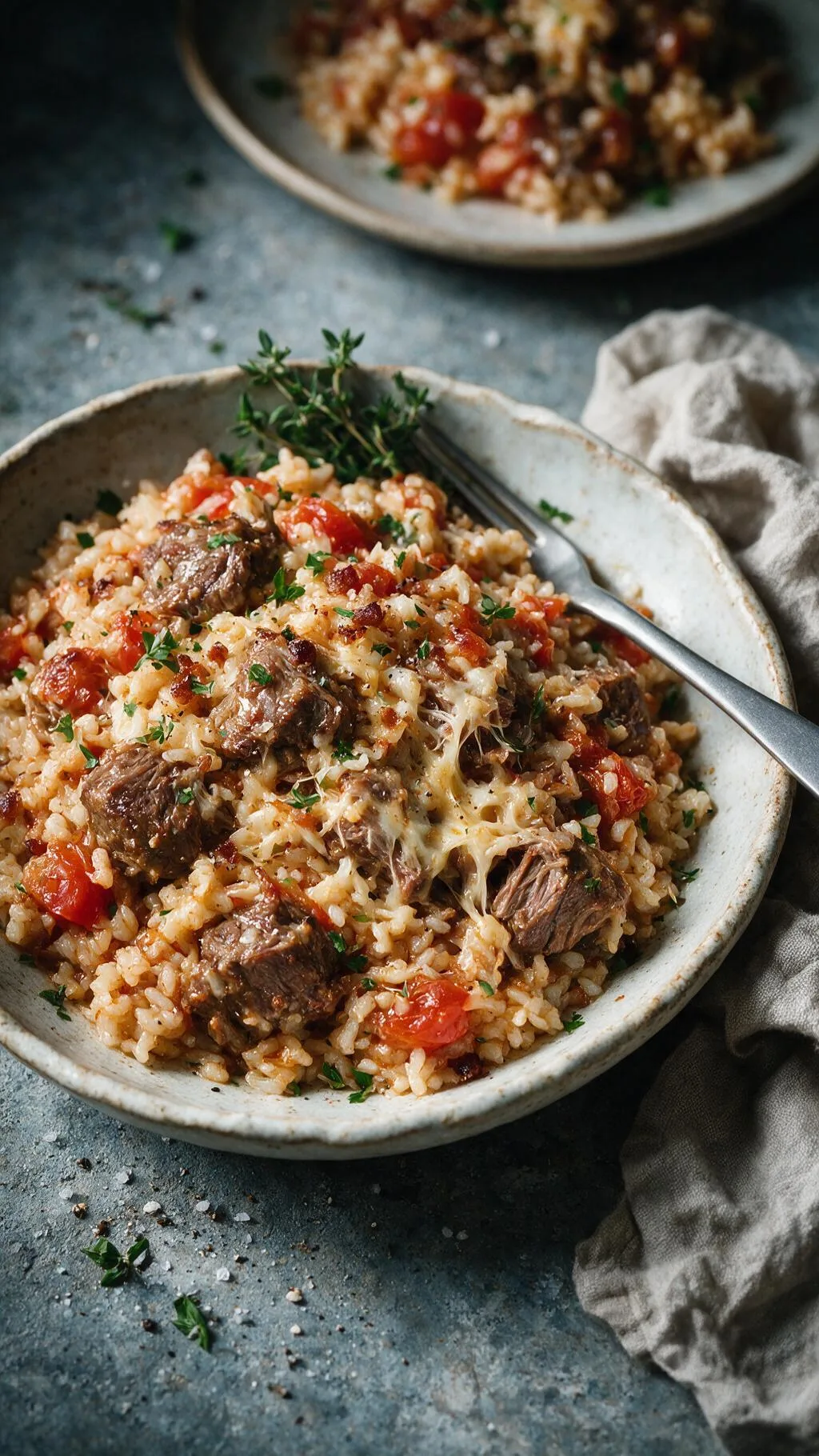 Lamm-Pilaw mit Tomaten