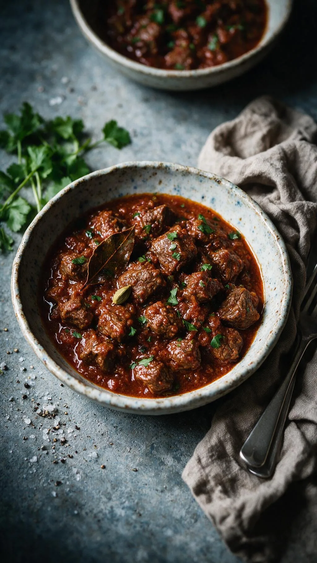 Lammcurry mit Zwiebel-Tomaten-Sauce