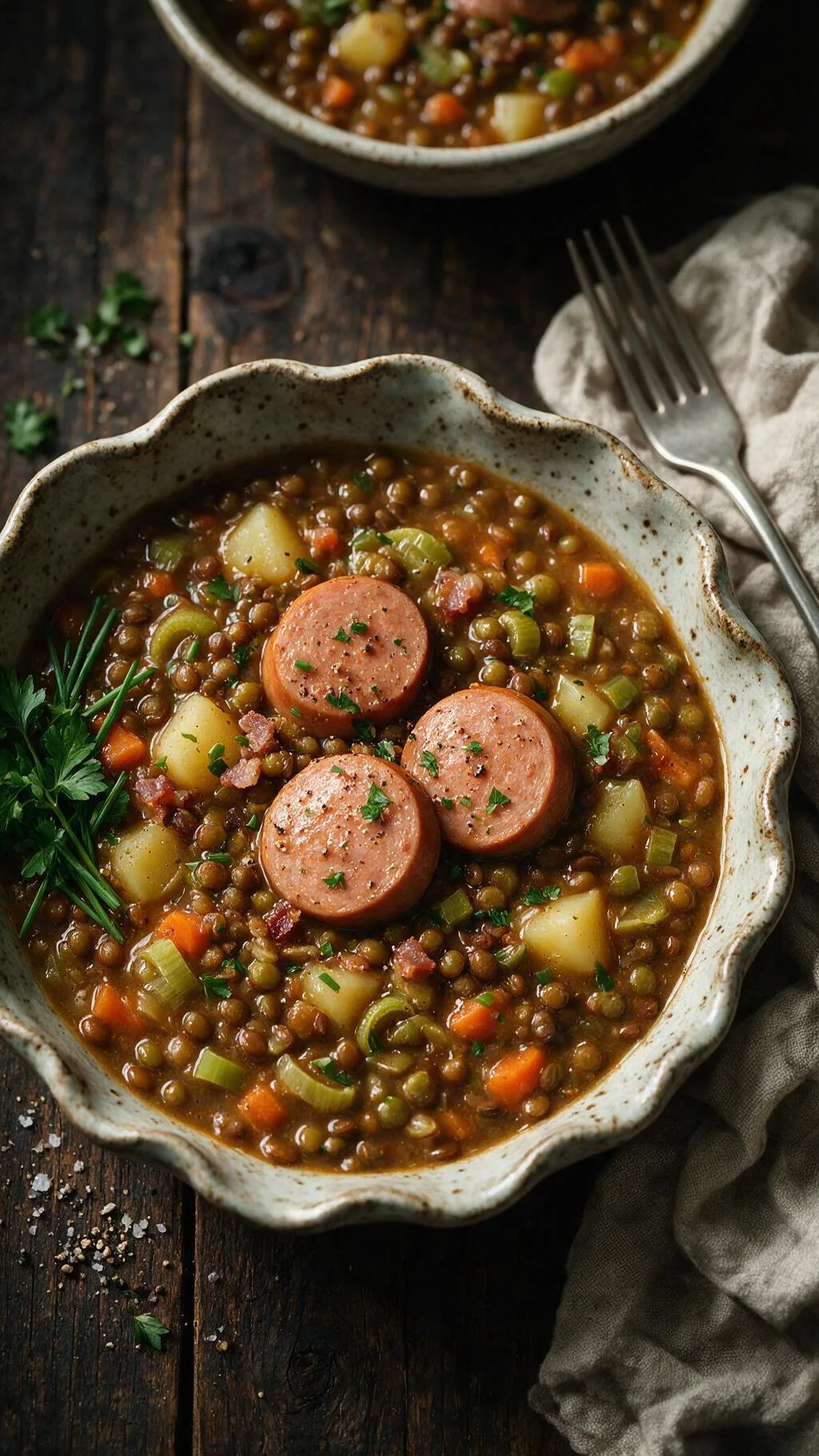 Linsensuppe