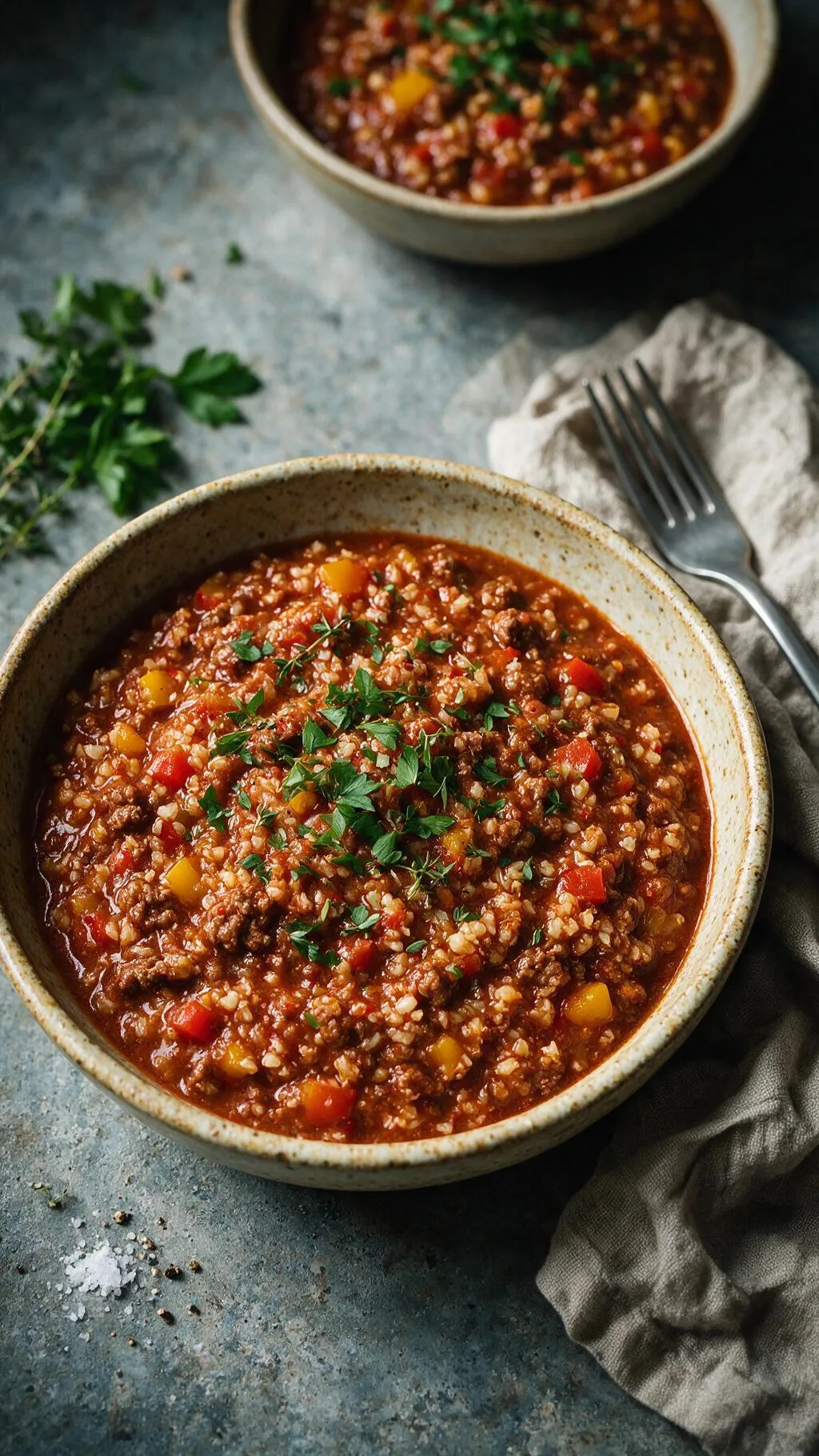 Low Carb Chili mit Blumenkohl