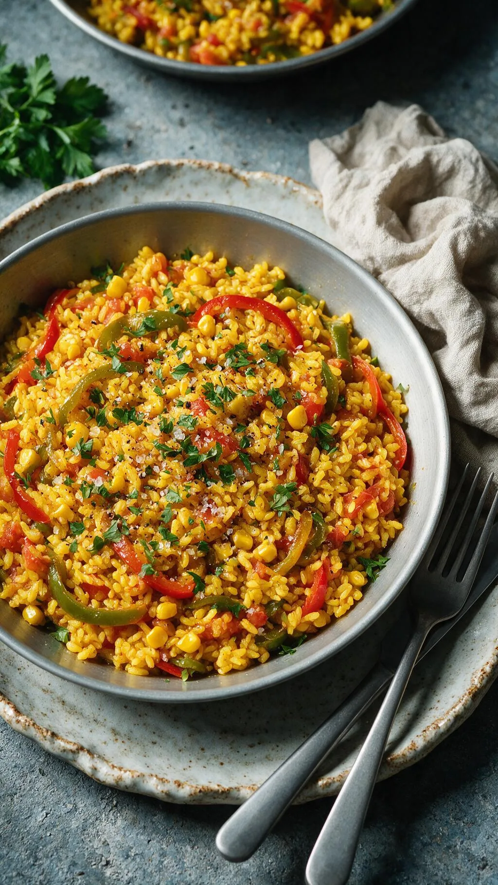 Mais-Paprika-Paella