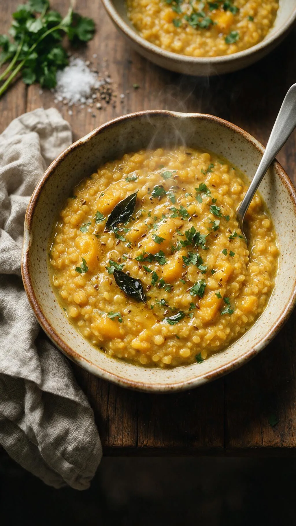 Straucherbsen-Mango-Curry