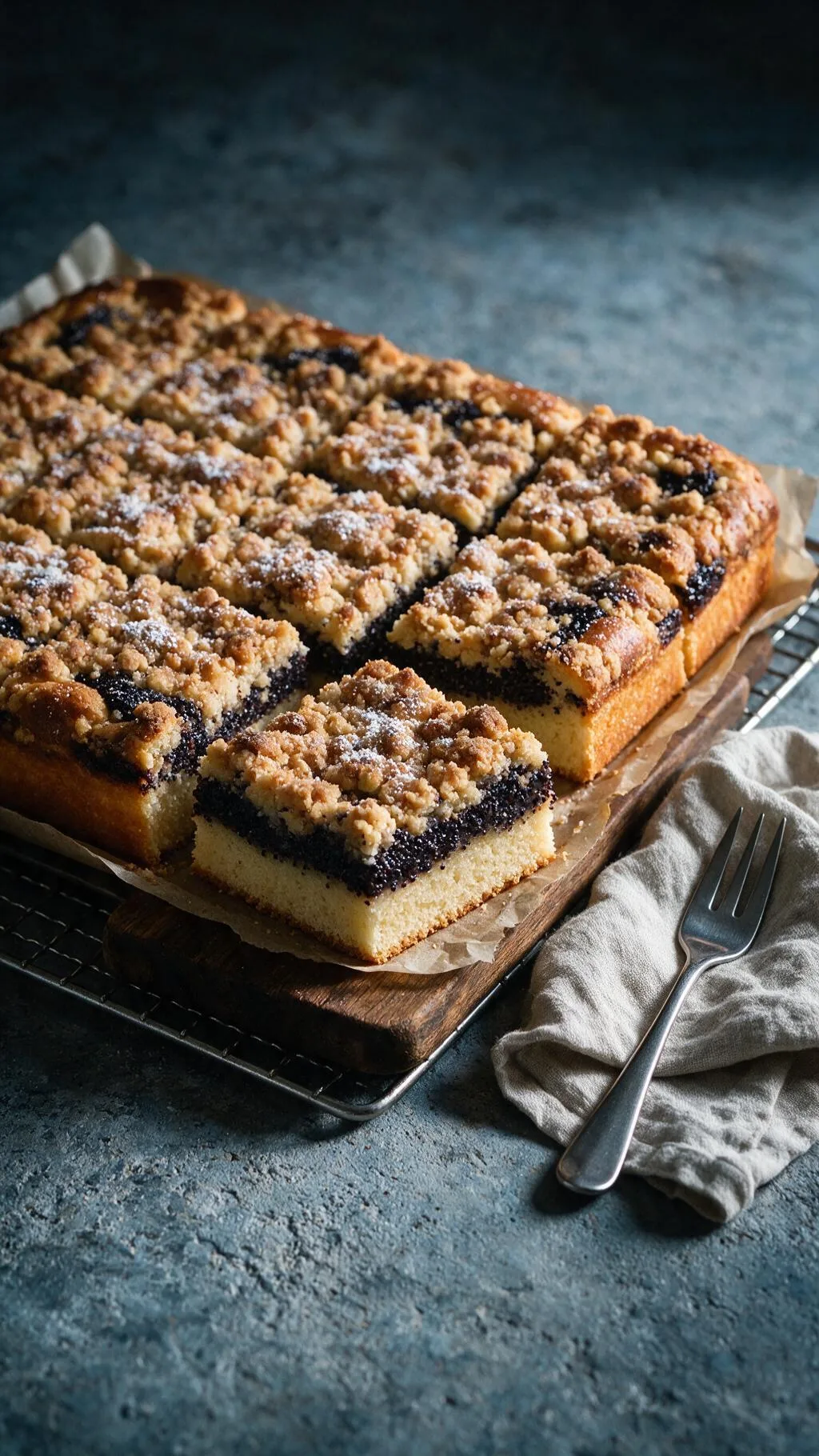 Mohnstreuselkuchen