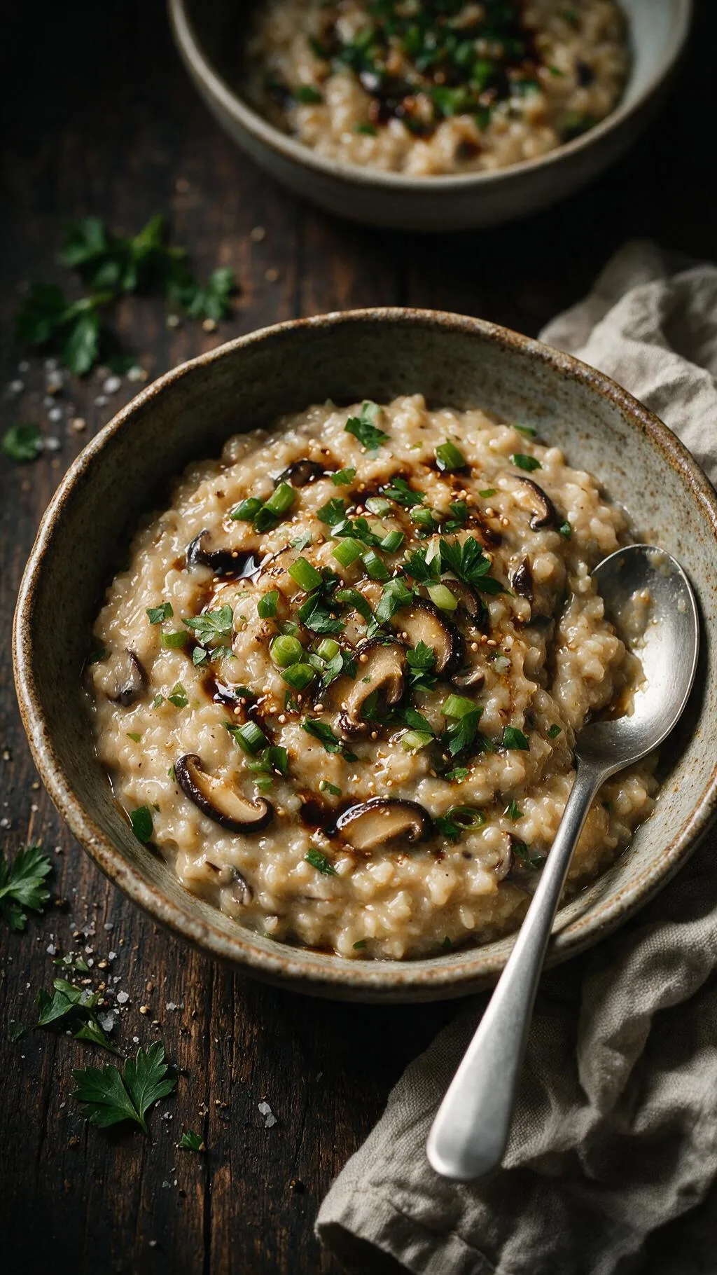 Mushroom Juuk (Pilz-Reisbrei)