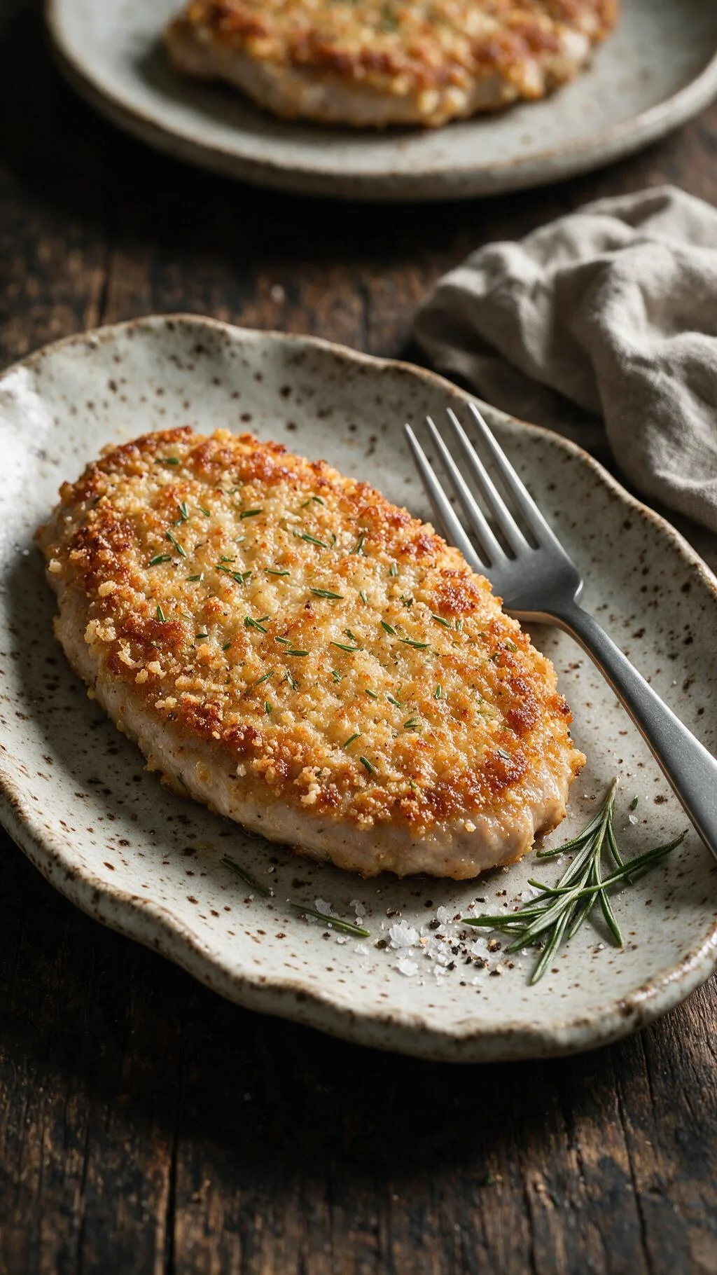 Schweineschnitzel mit Parmesan