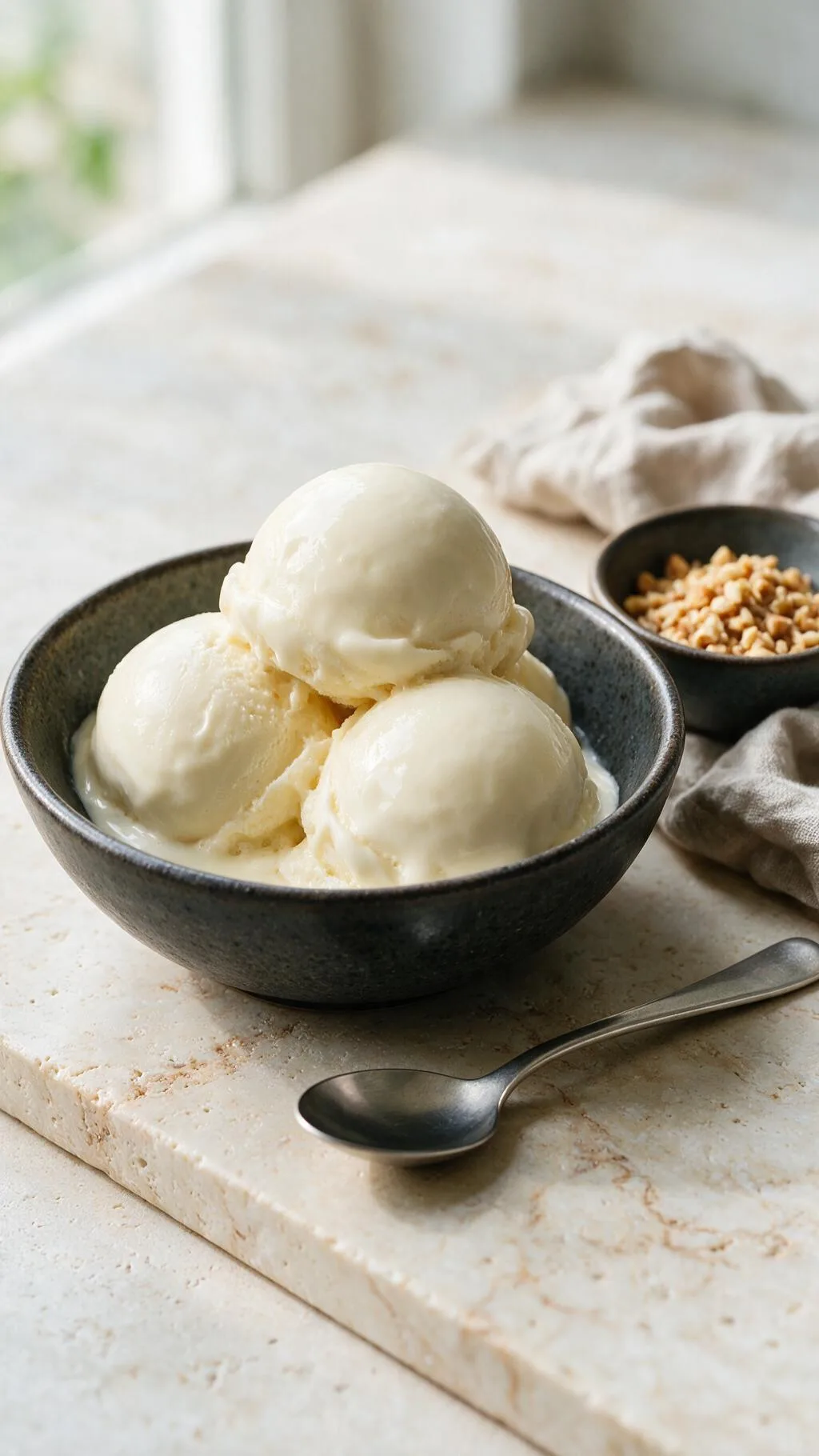 Nuss-Eiscreme