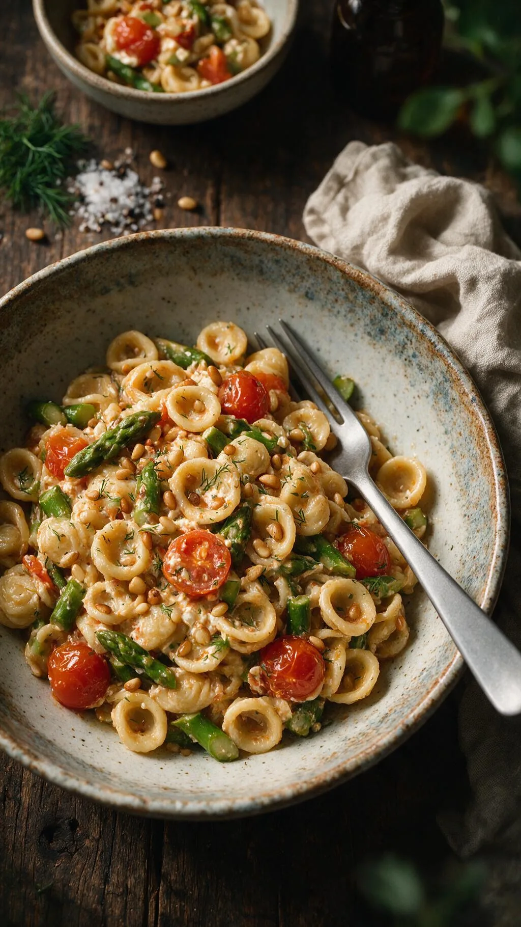 Orecchiette mit Spargel & Feta