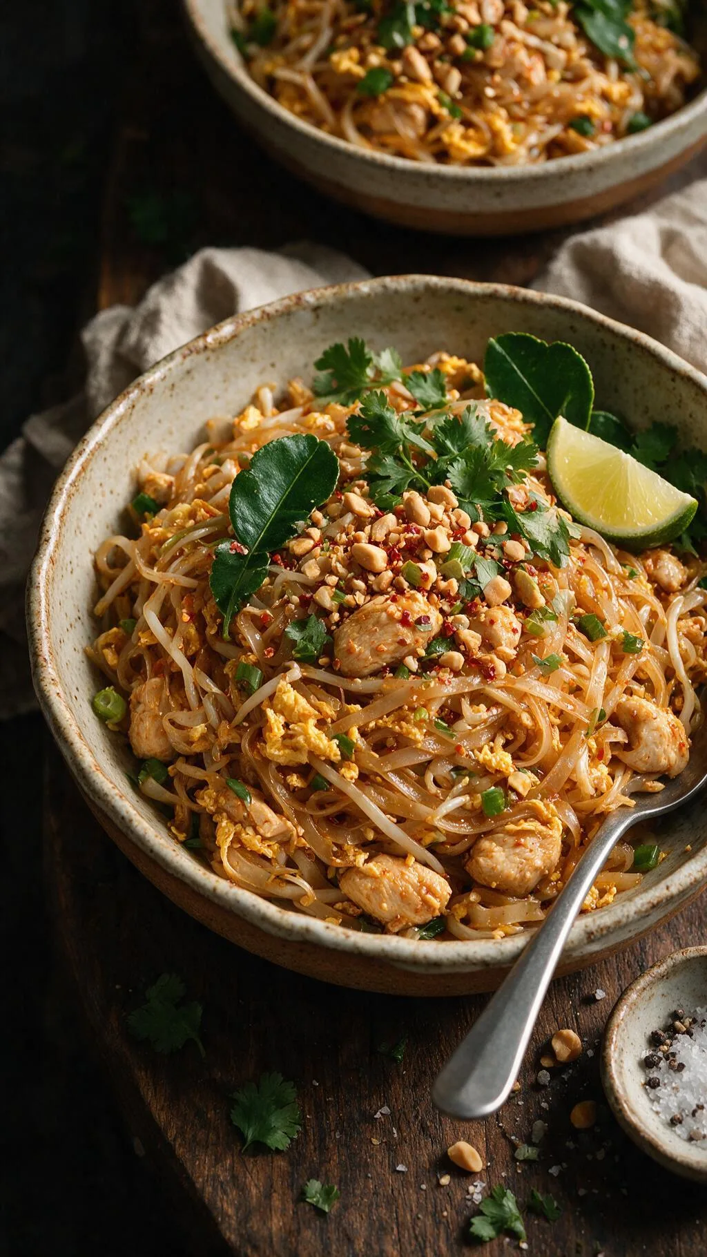 Pad Thai mit Hähnchen