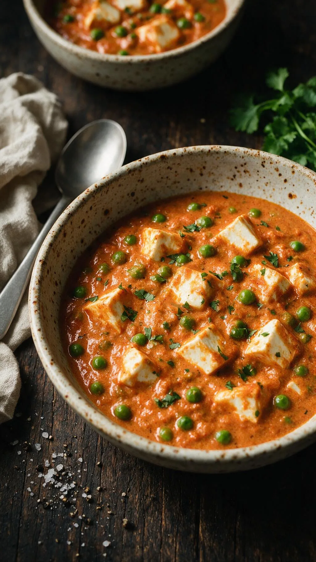 Paneer Matar (cremig)