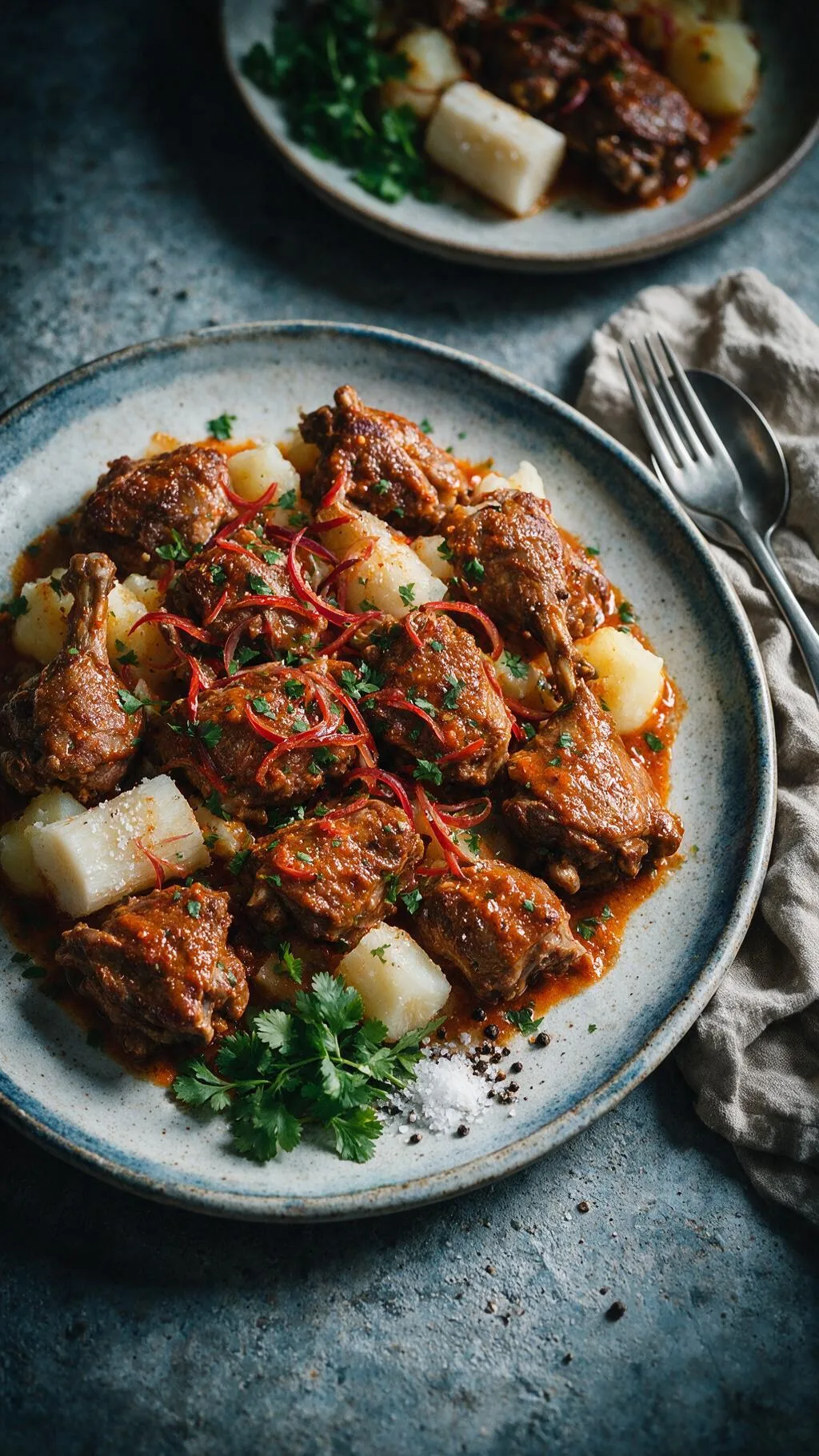 Peruanische Ente mit Chili
