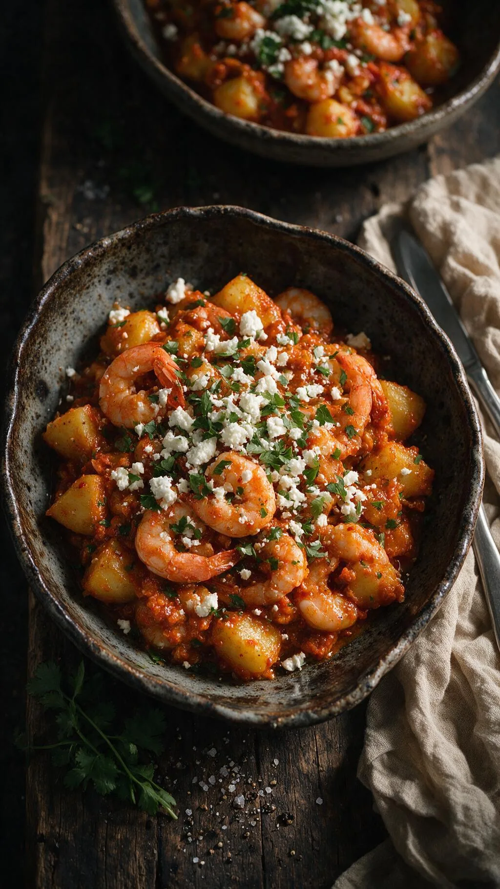 Peruanische Garnelenpfanne