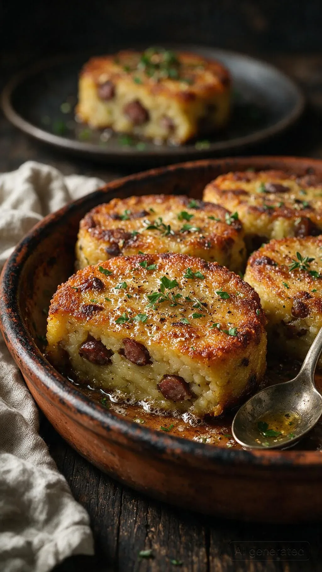 Potthucke mit Mettwurst