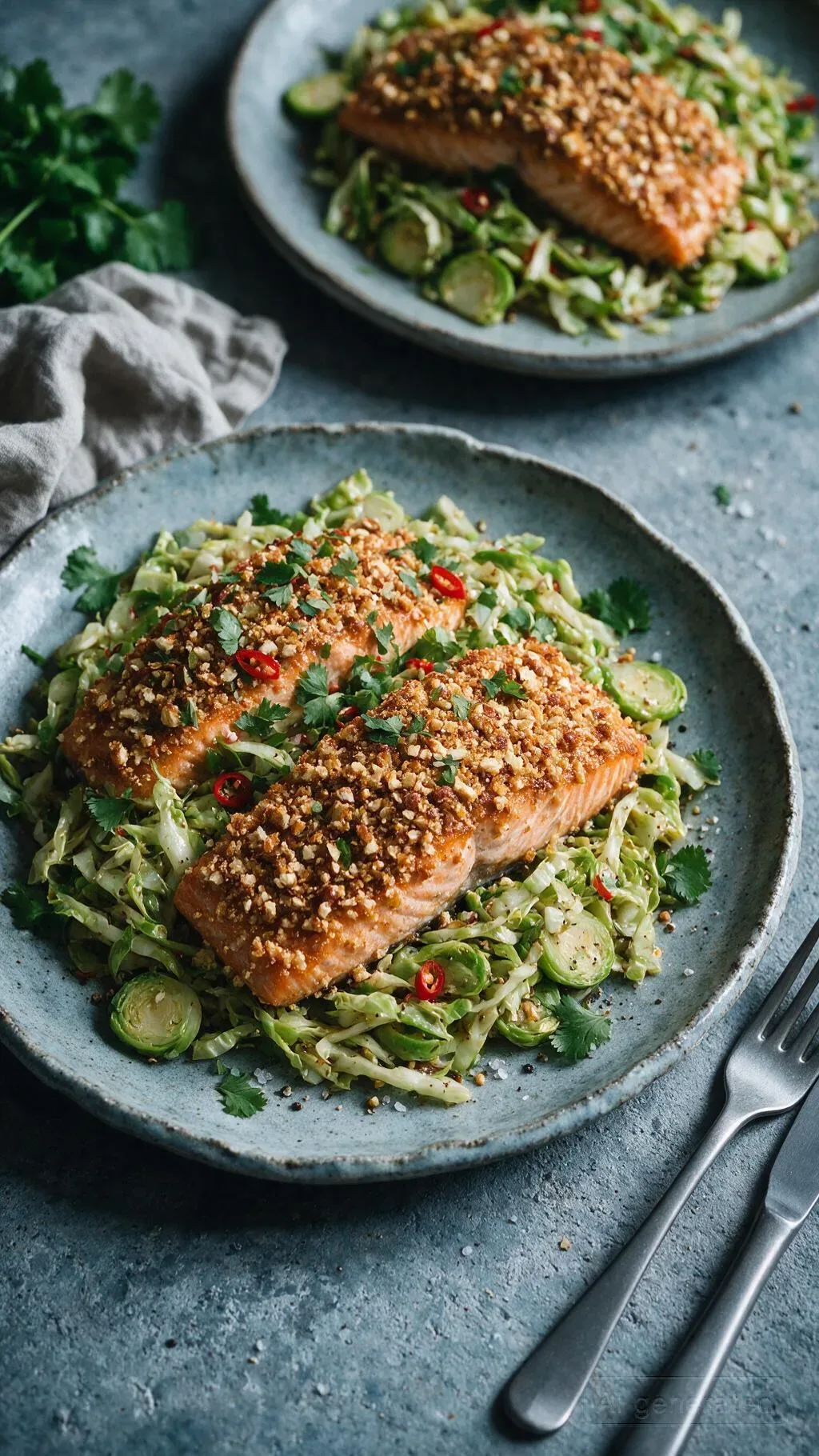 Lachs mit Pretzel-Kruste