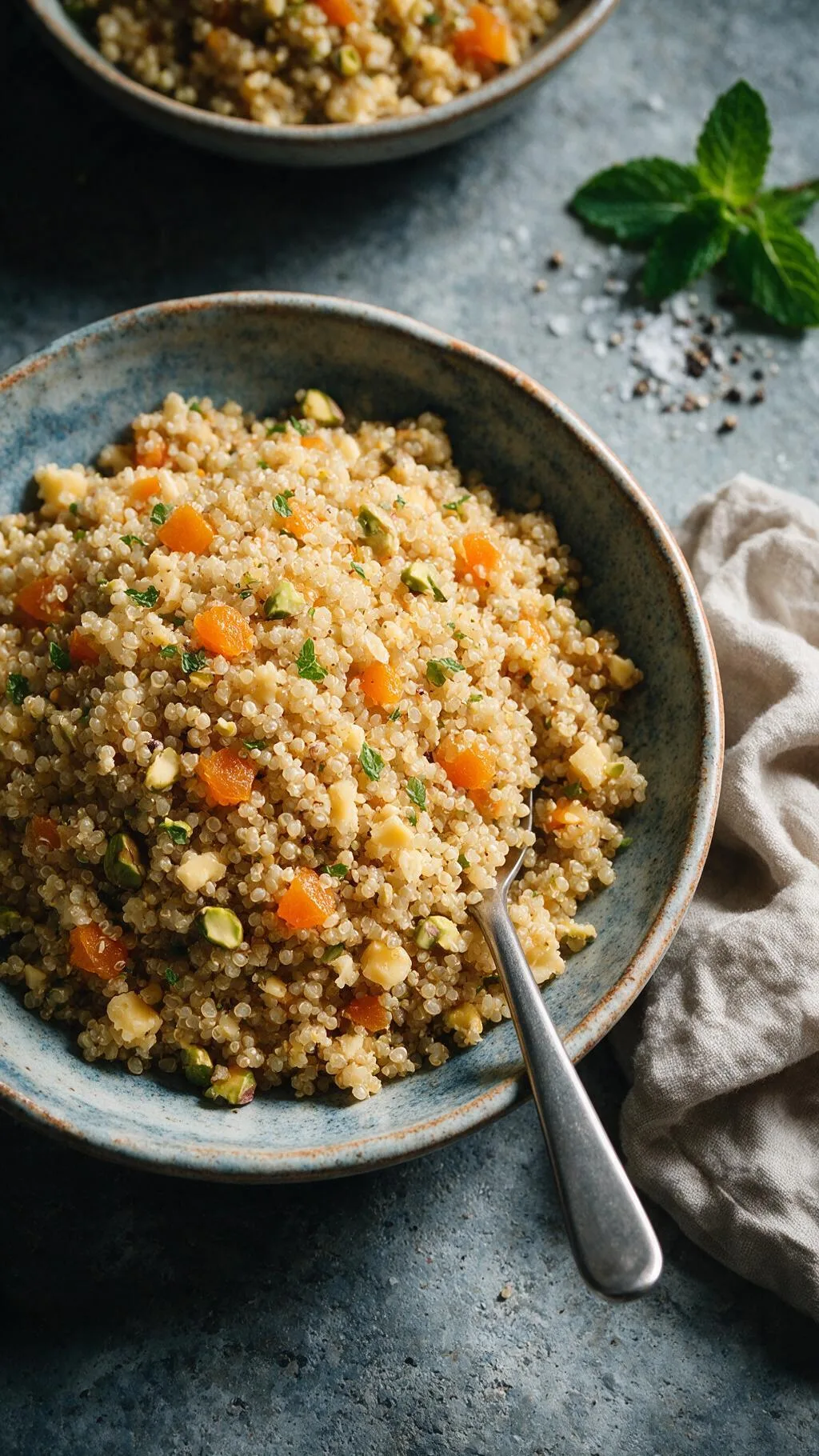 Quinoa-Pilaw mit Aprikosen