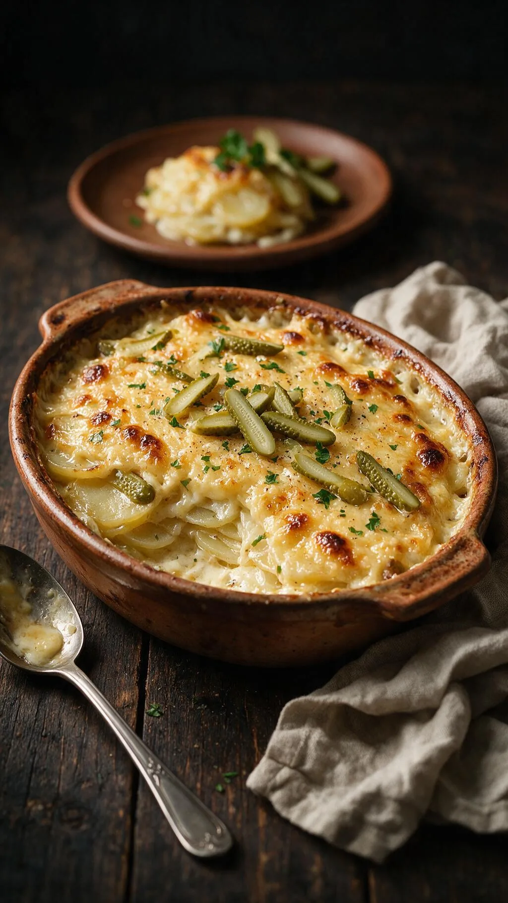 Kartoffelgratin mit Raclette