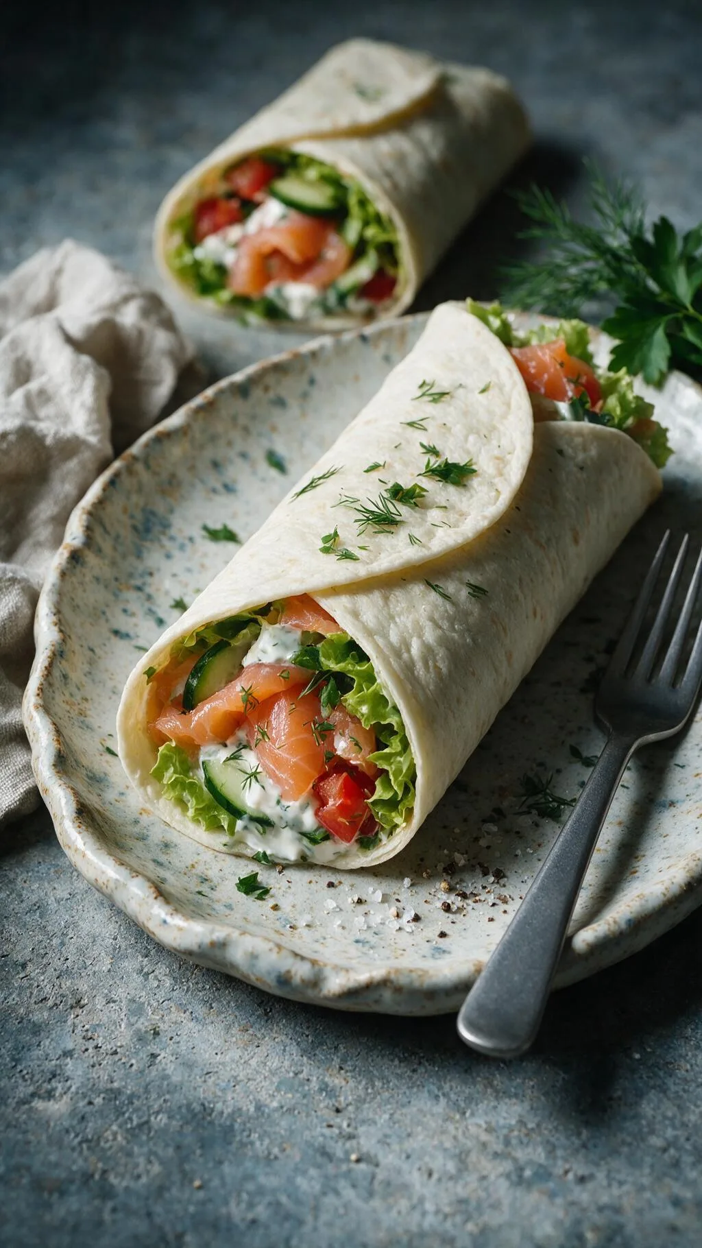 Räucherlachs-Wrap