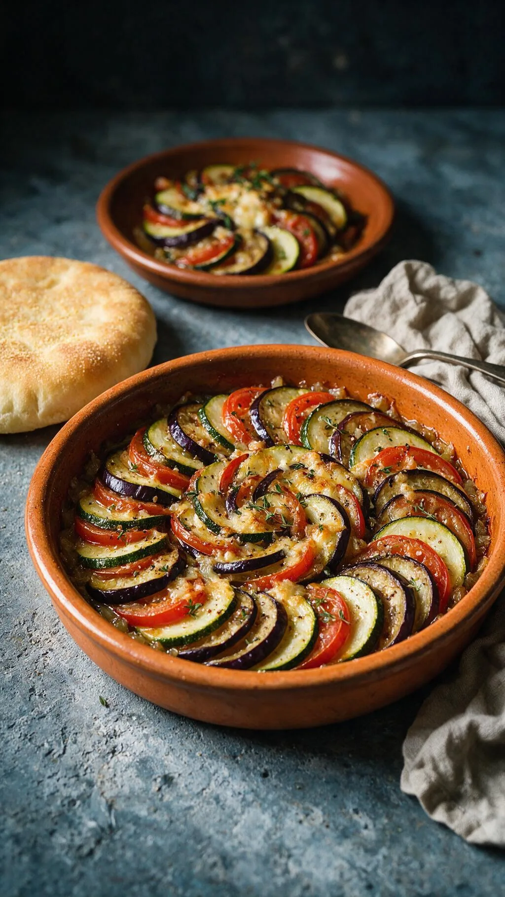 Ratatouille mit Fladenbrot
