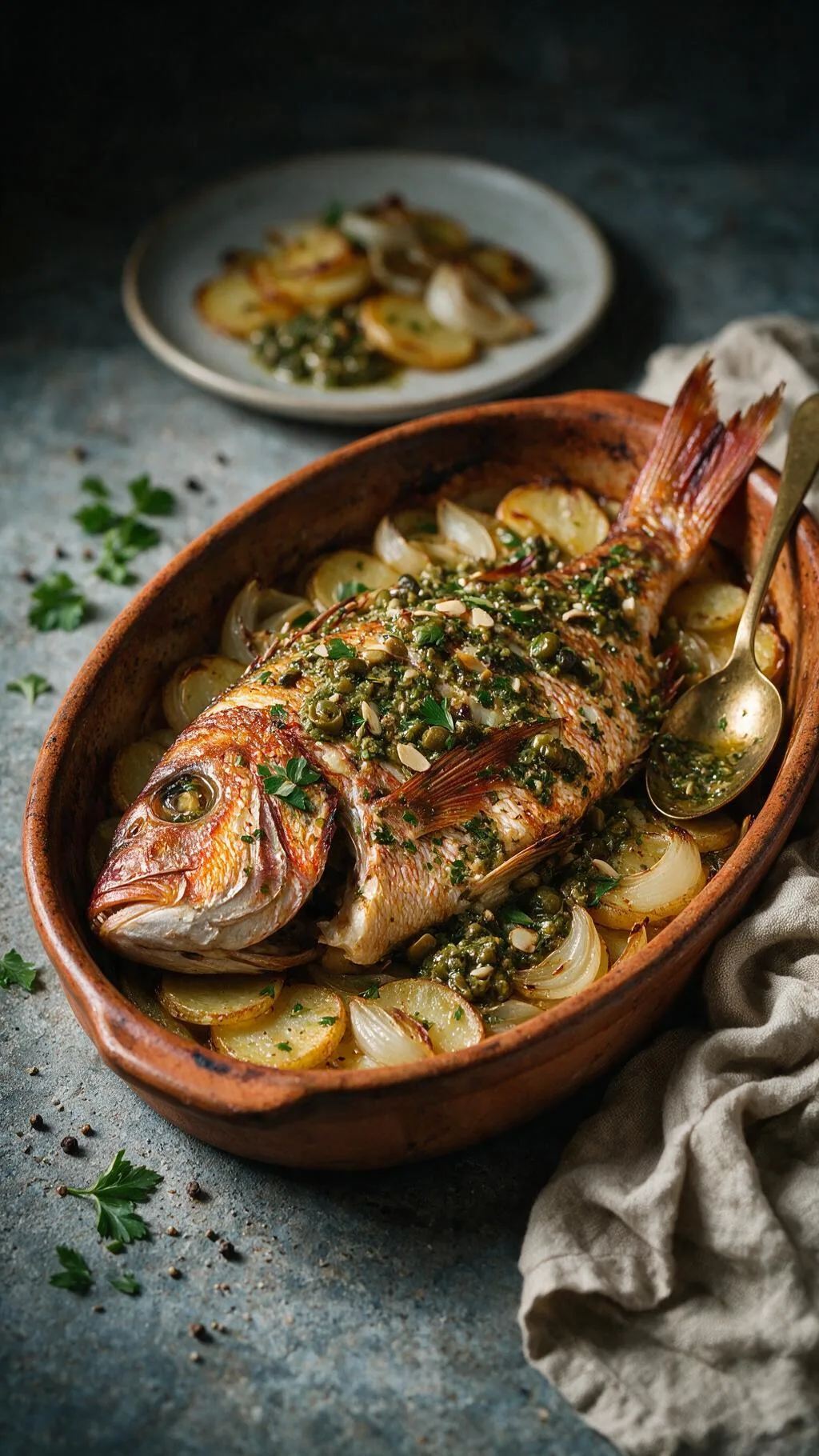 Red Snapper aus dem Ofen