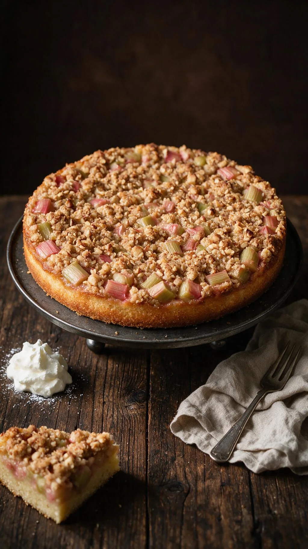 Rhabarberstreuselkuchen