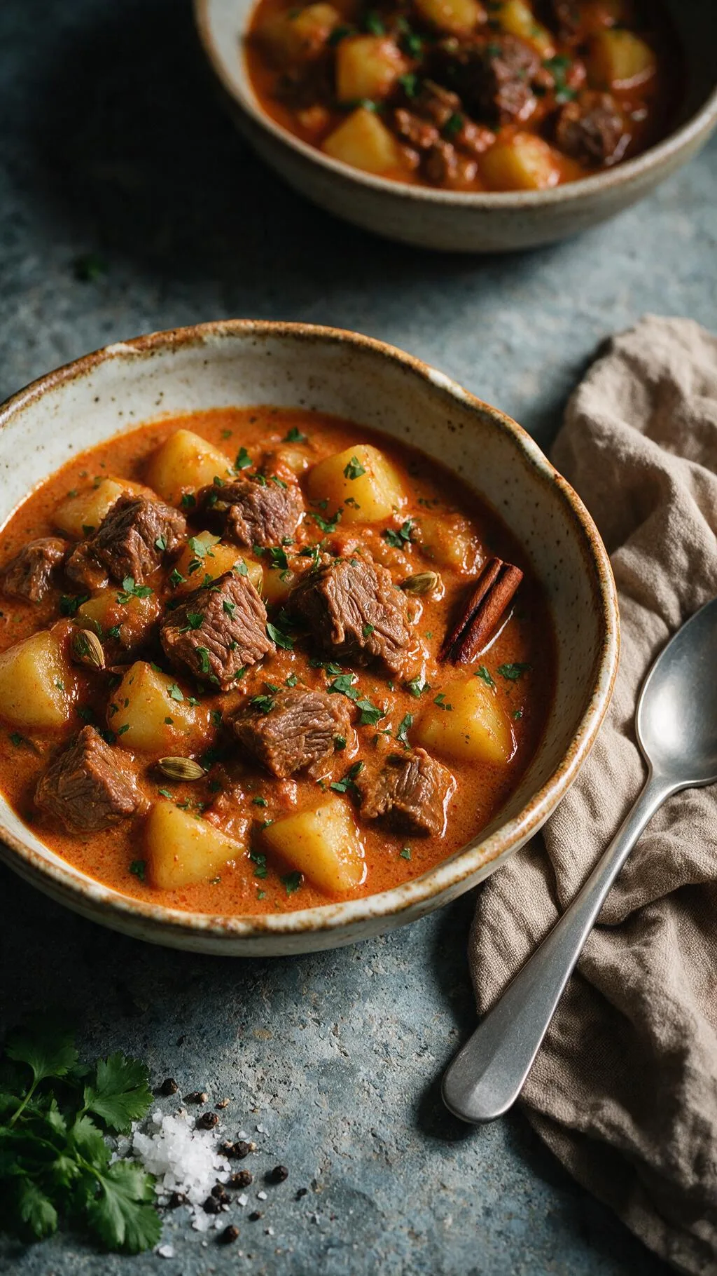 Rindfleisch-Curry mit Kartoffeln