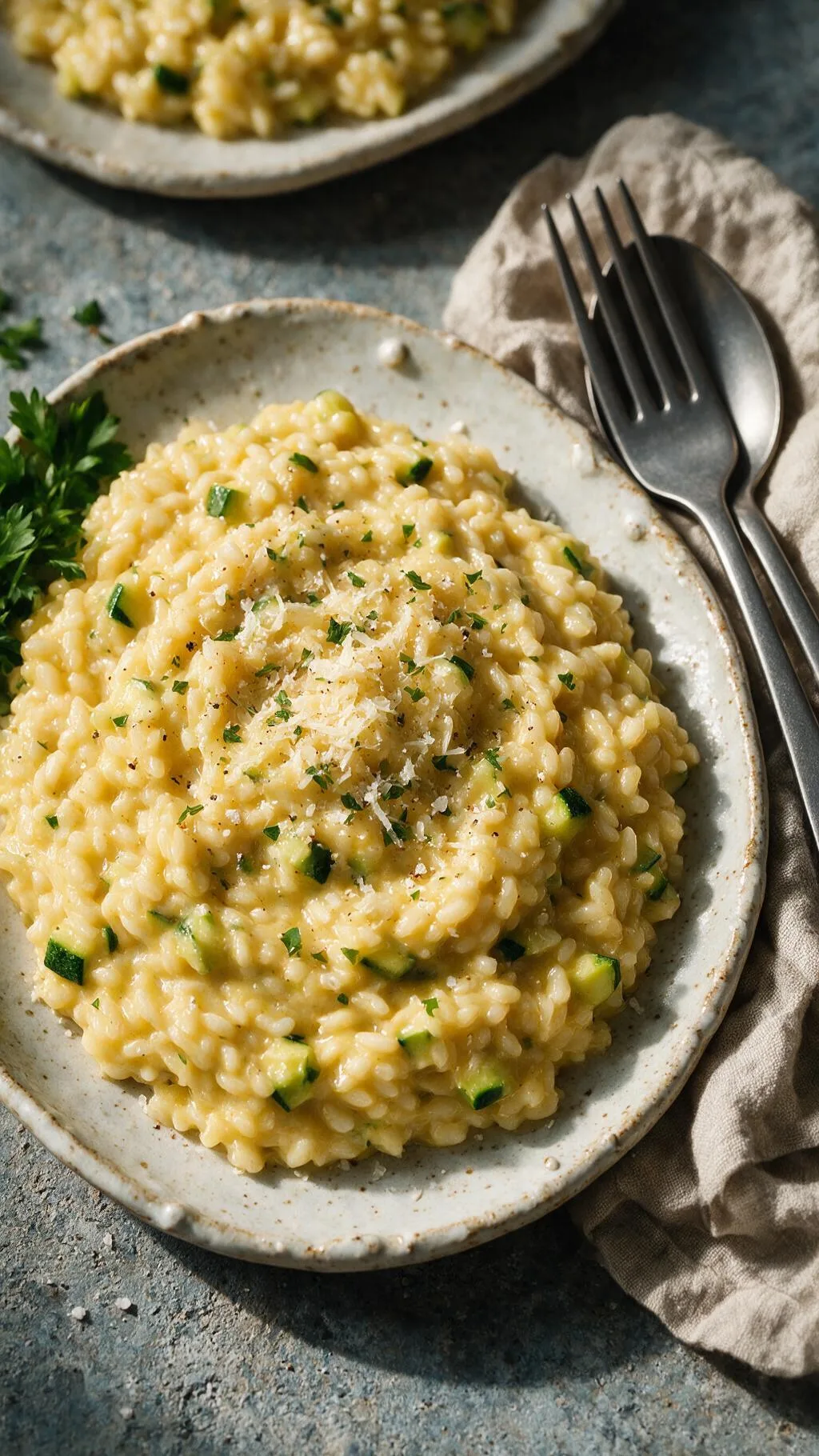 Risotto mit Zucchini