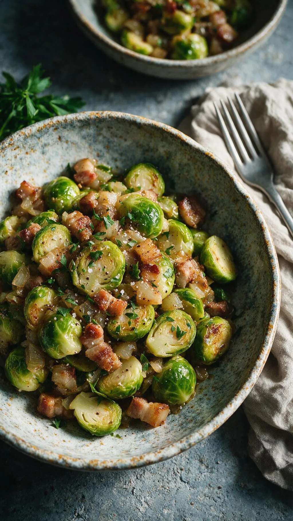 Rosenkohl mit Speck