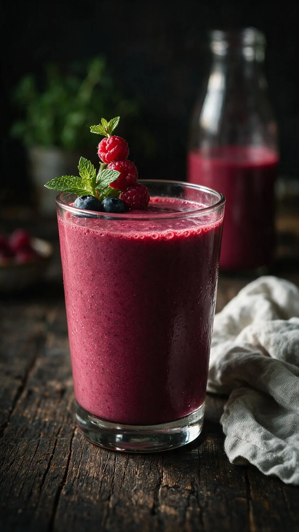 Rote-Bete-Beeren-Smoothie