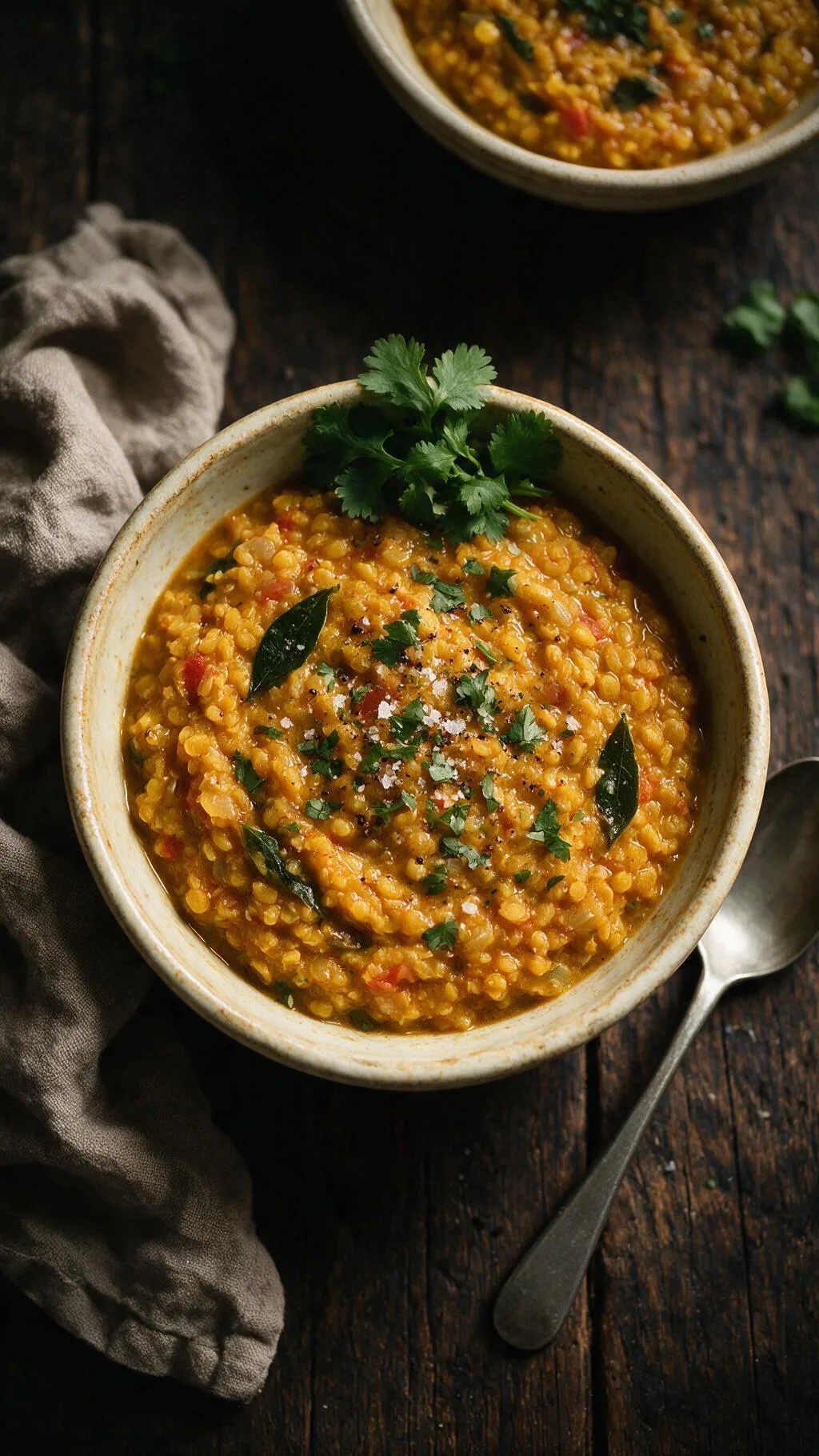Moong und Masoor Dal mit Ghee