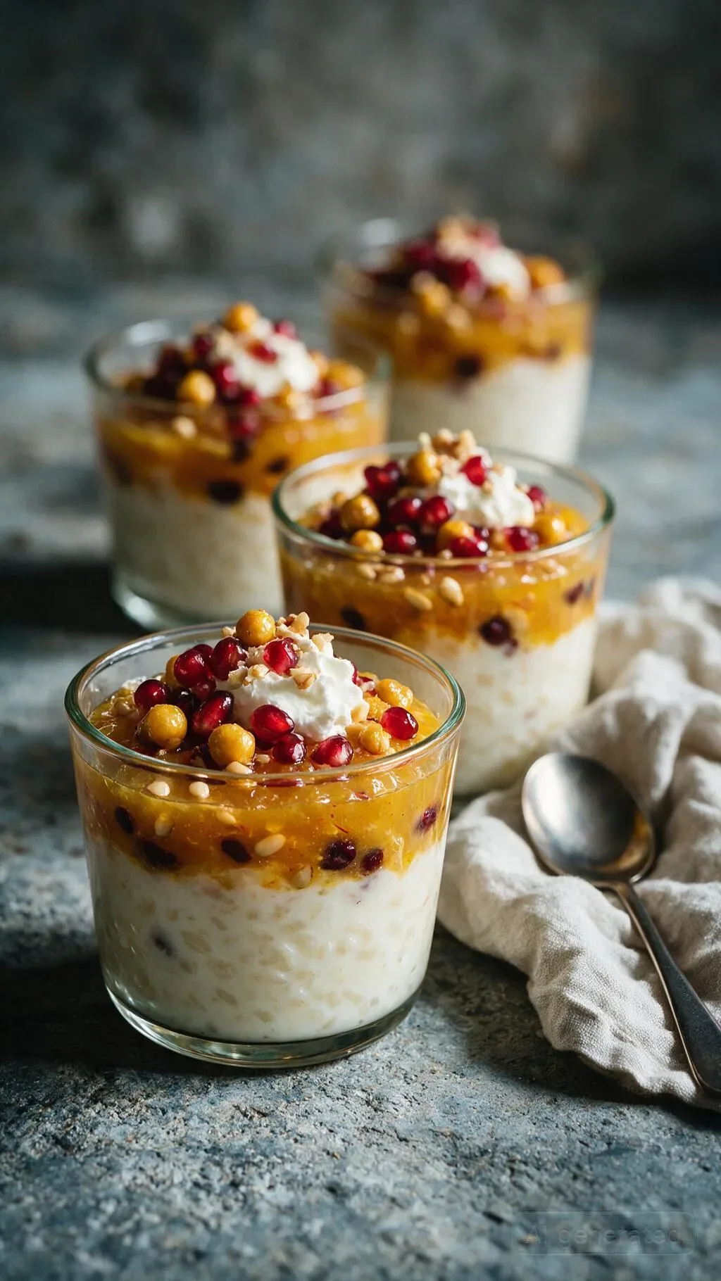 Safran-Milchreis cremig