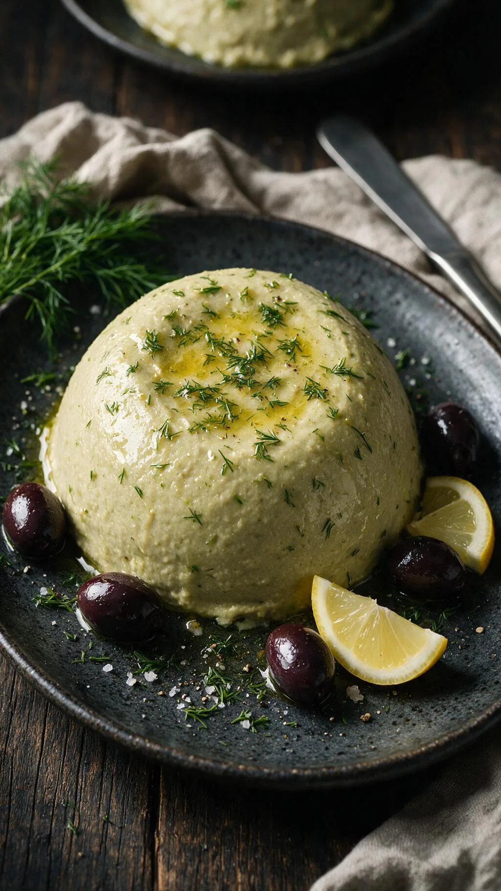 Saubohnen-Püree mit Dill