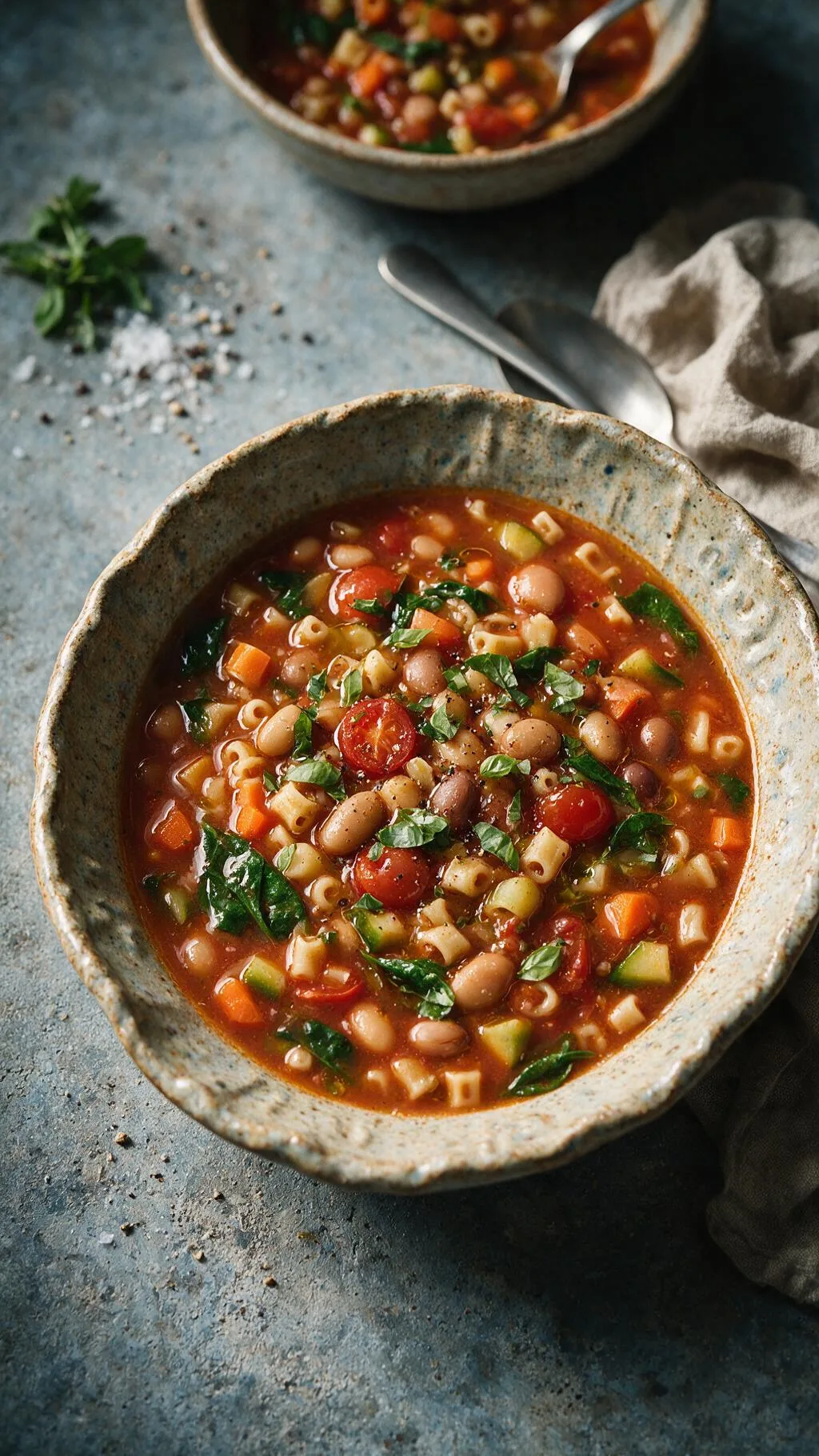 Schnelle Minestrone