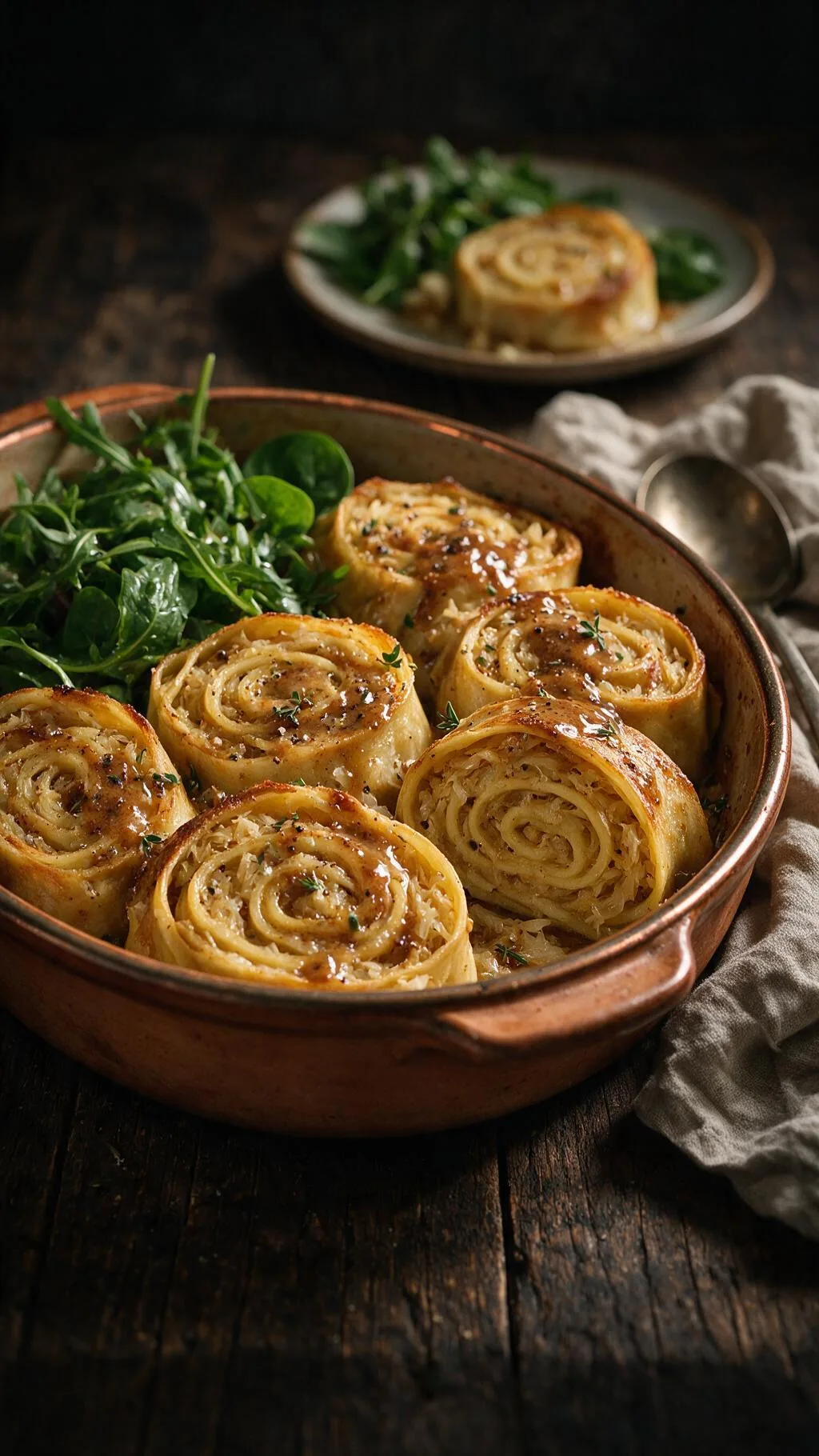 Schwäbische Sauerkraut-Rollen