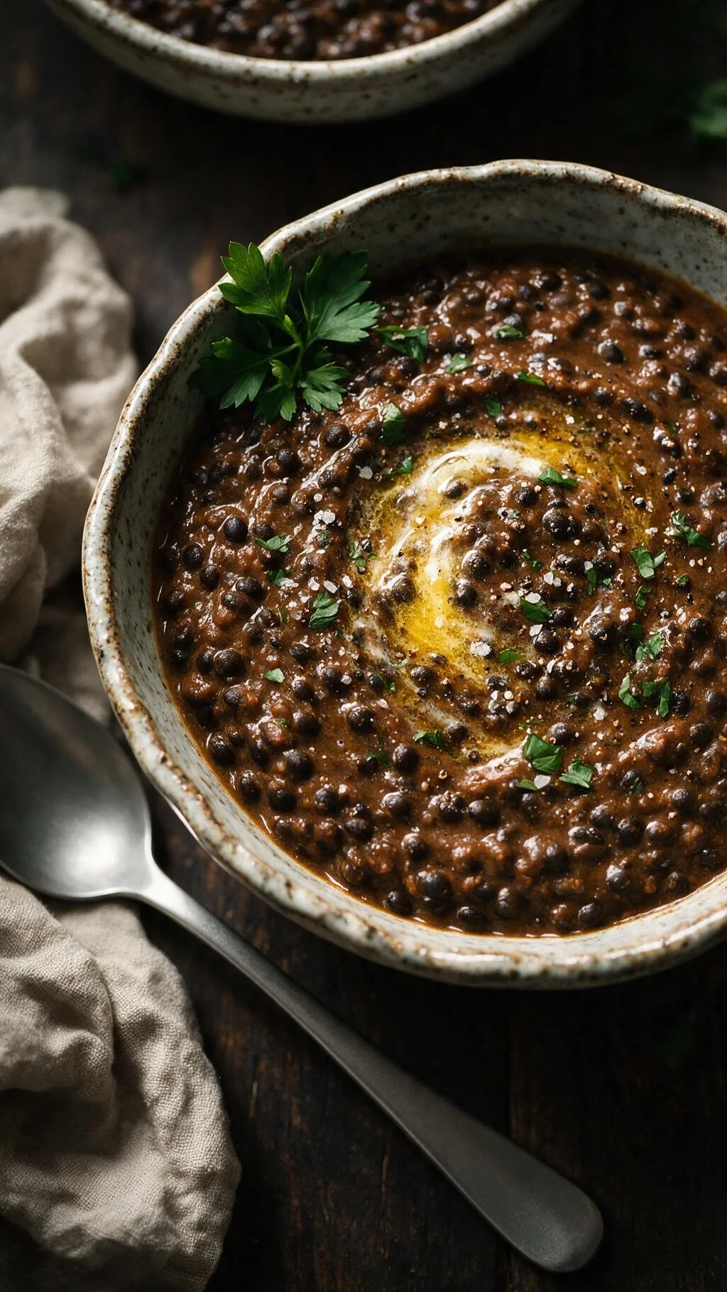 Schwarzes Linsen-Dal