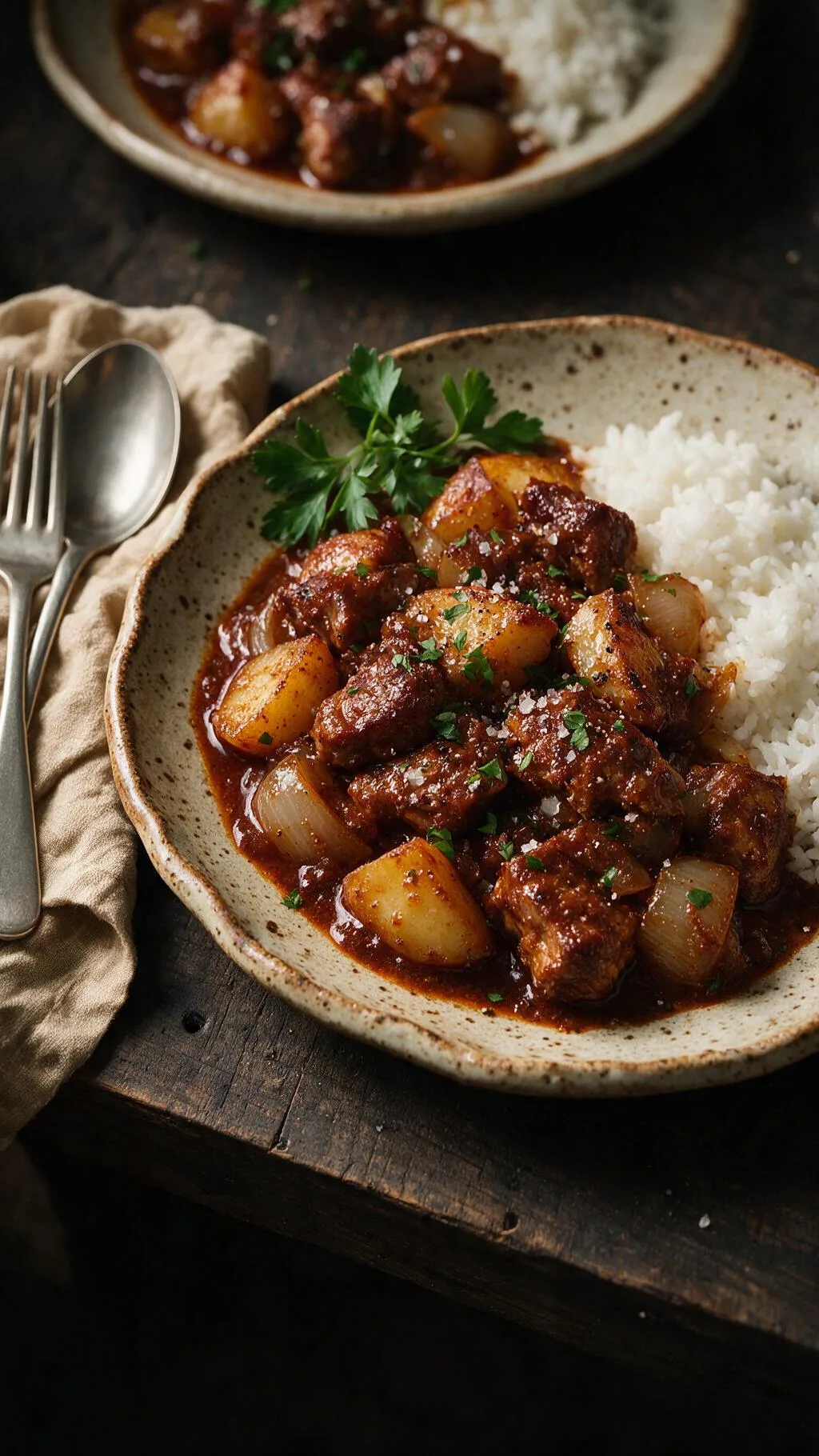 Schweinefleisch-Adobo