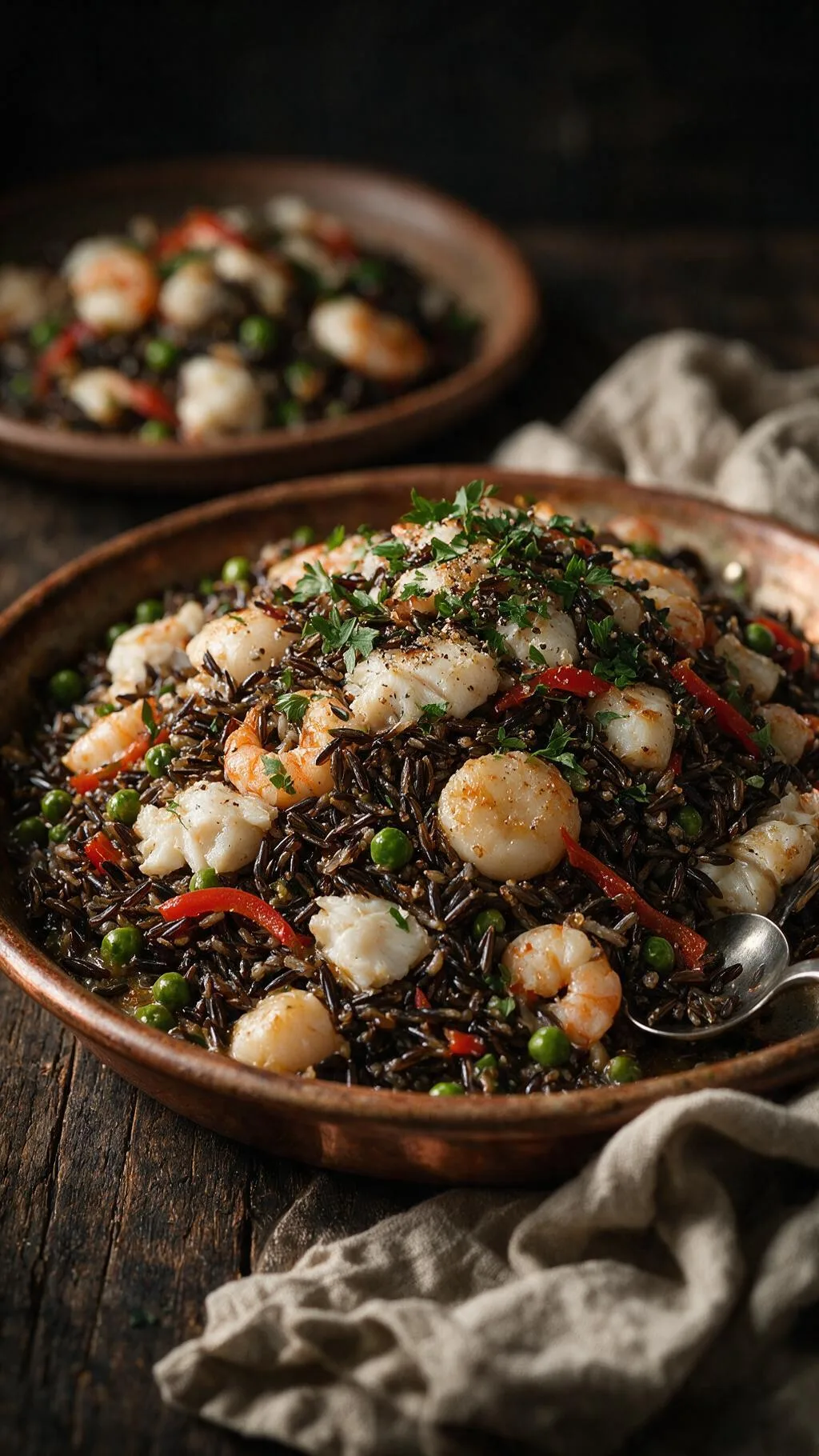 Seebarsch-Paella