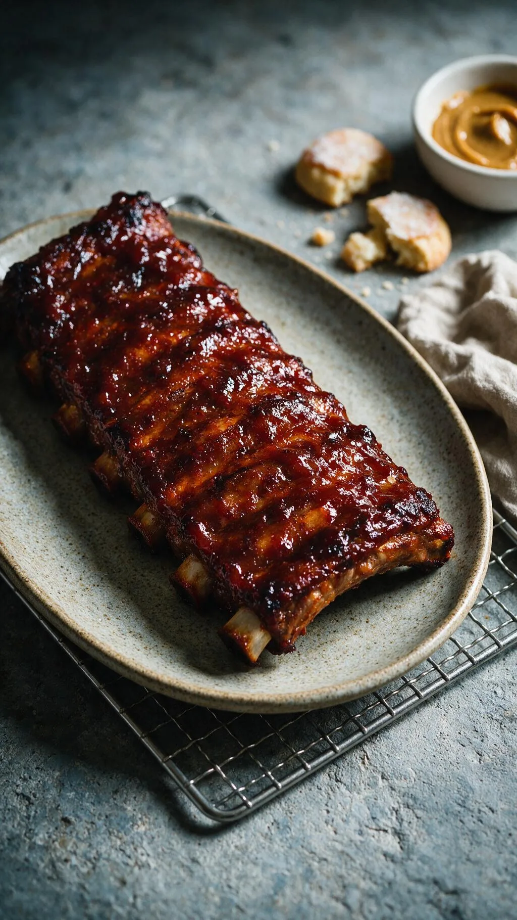 Spareribs mit Apfelglasur