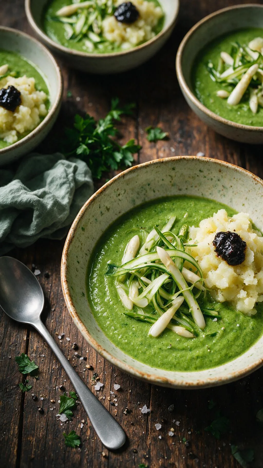 Spargel-Bärlauch-Suppe
