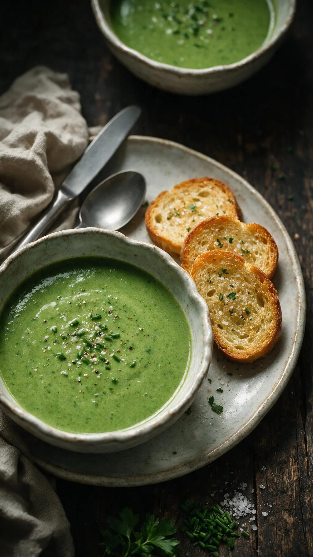 Spinatsuppe