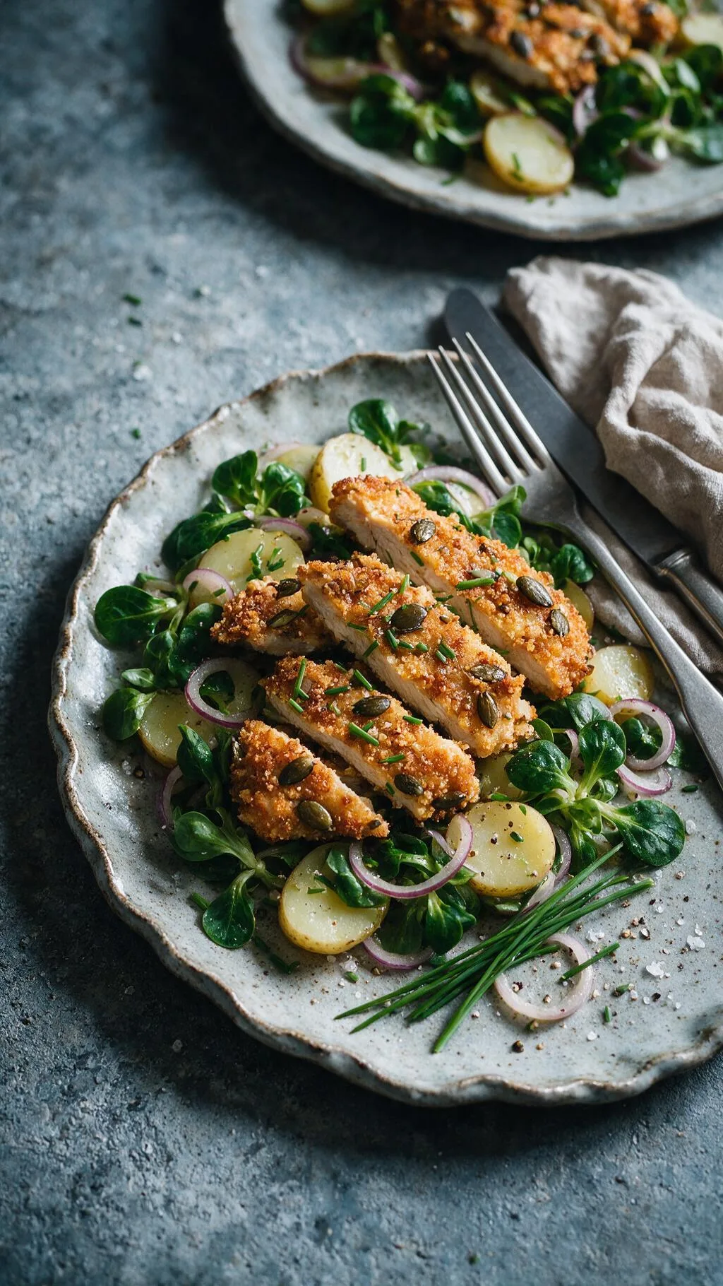 Steirischer Backhendlsalat
