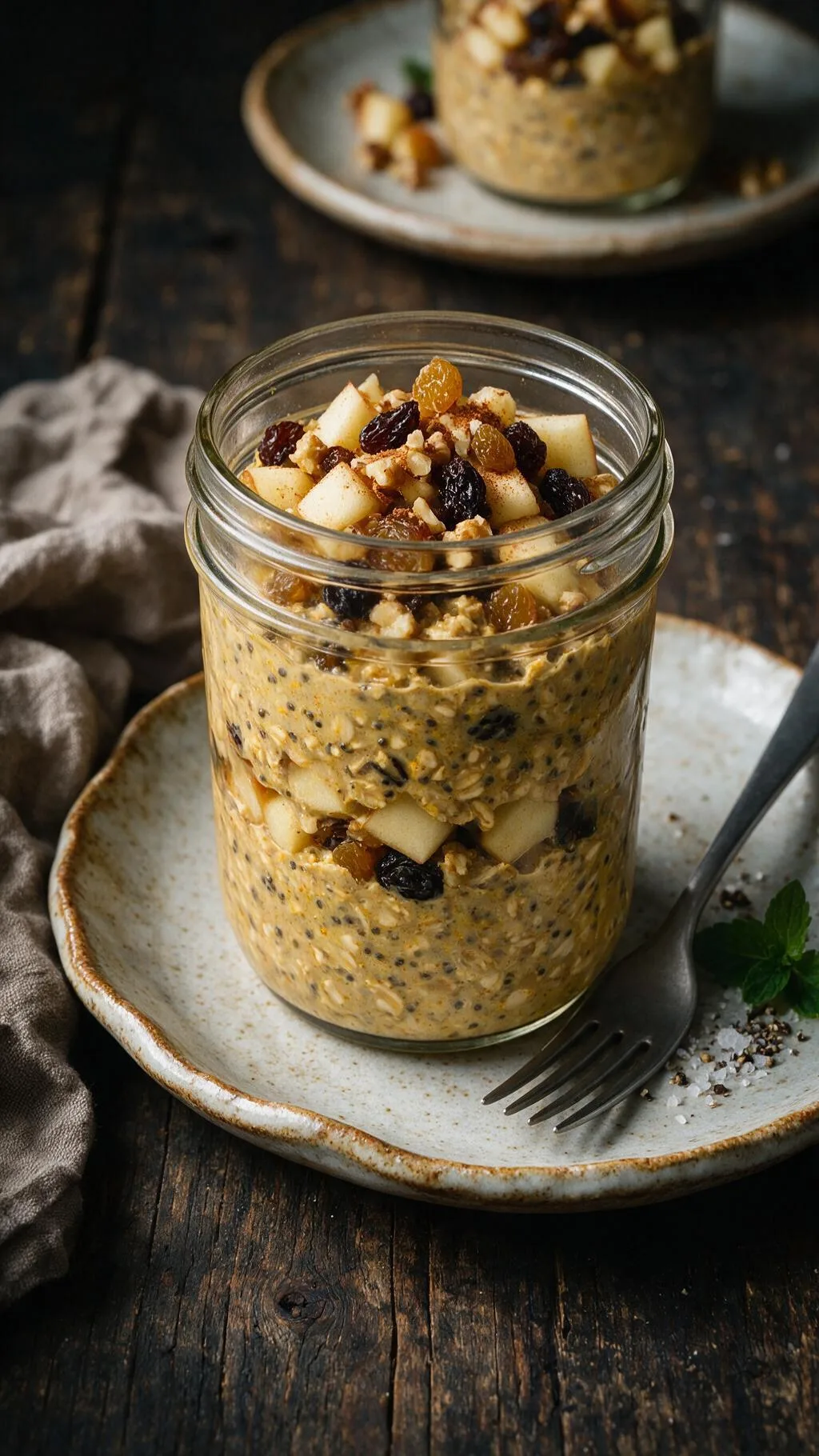 Overnight Oats mit Kurkuma