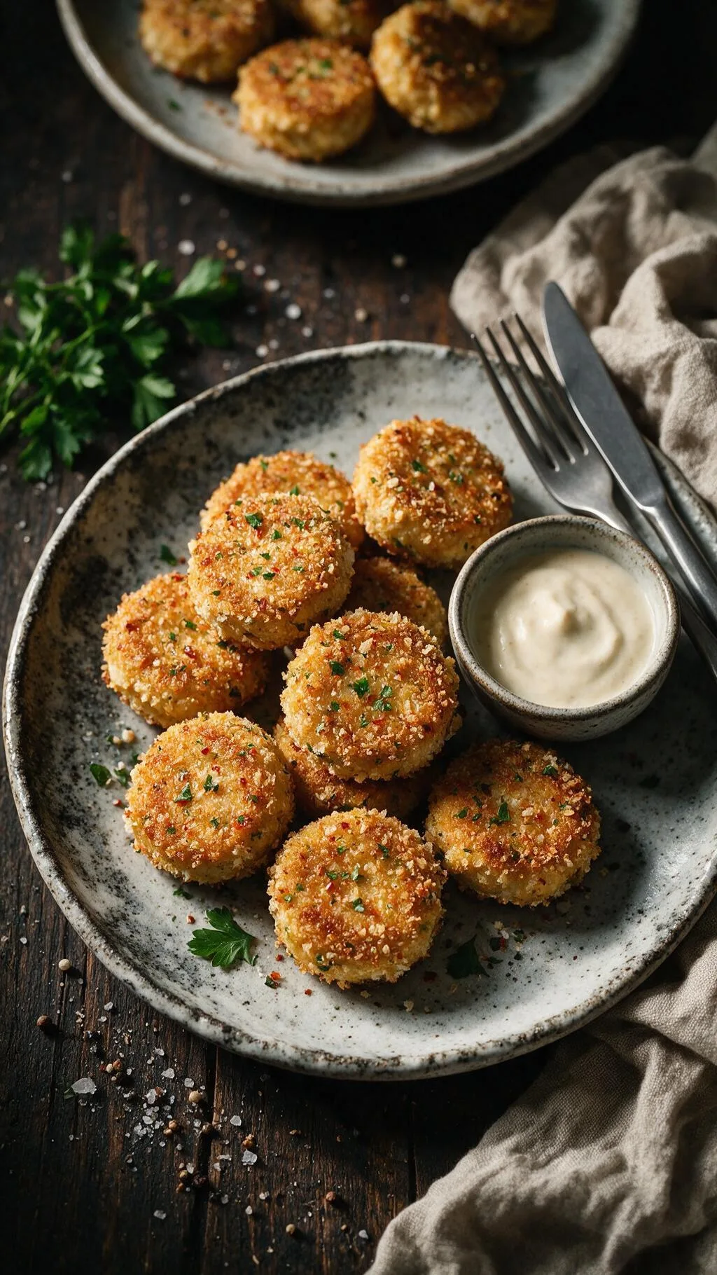 Knusprige Tofu-Bratlinge