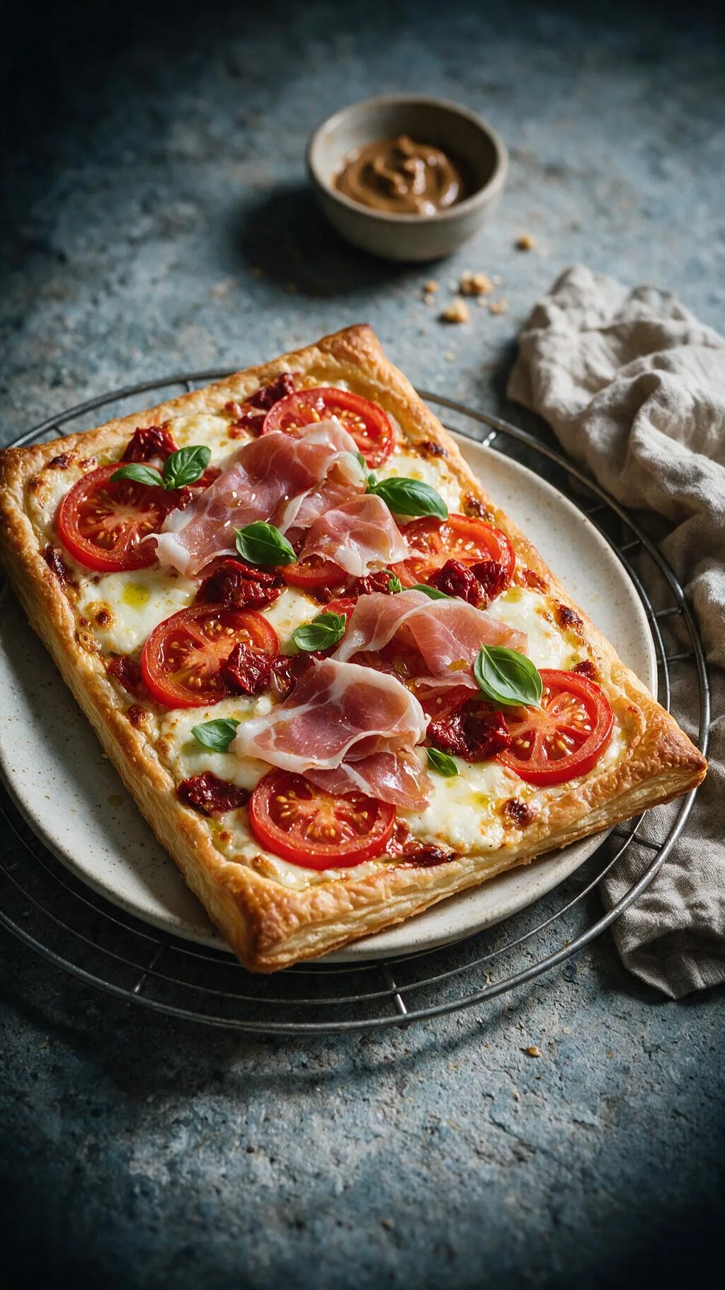 Käse-Tomaten-Tarte