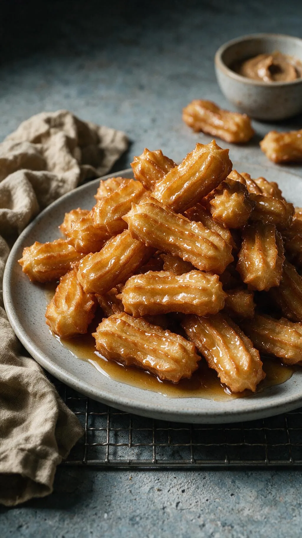 Türkische Krapfen mit Vanillesirup