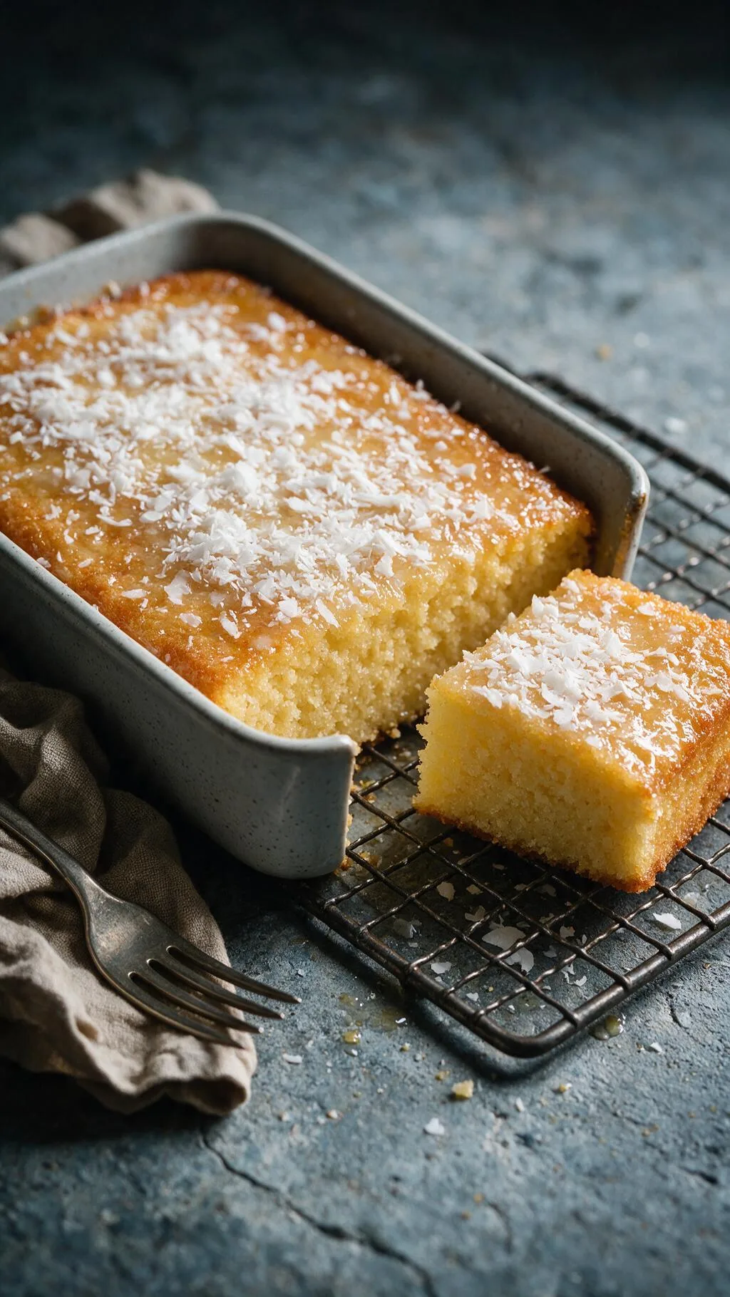Grießkuchen mit Sirup