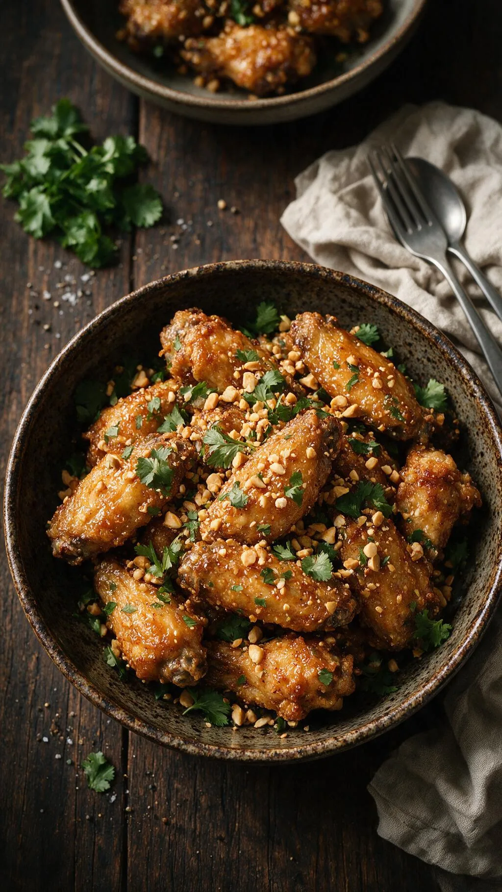 Vietnamesische Airfryer-Hähnchenflügel